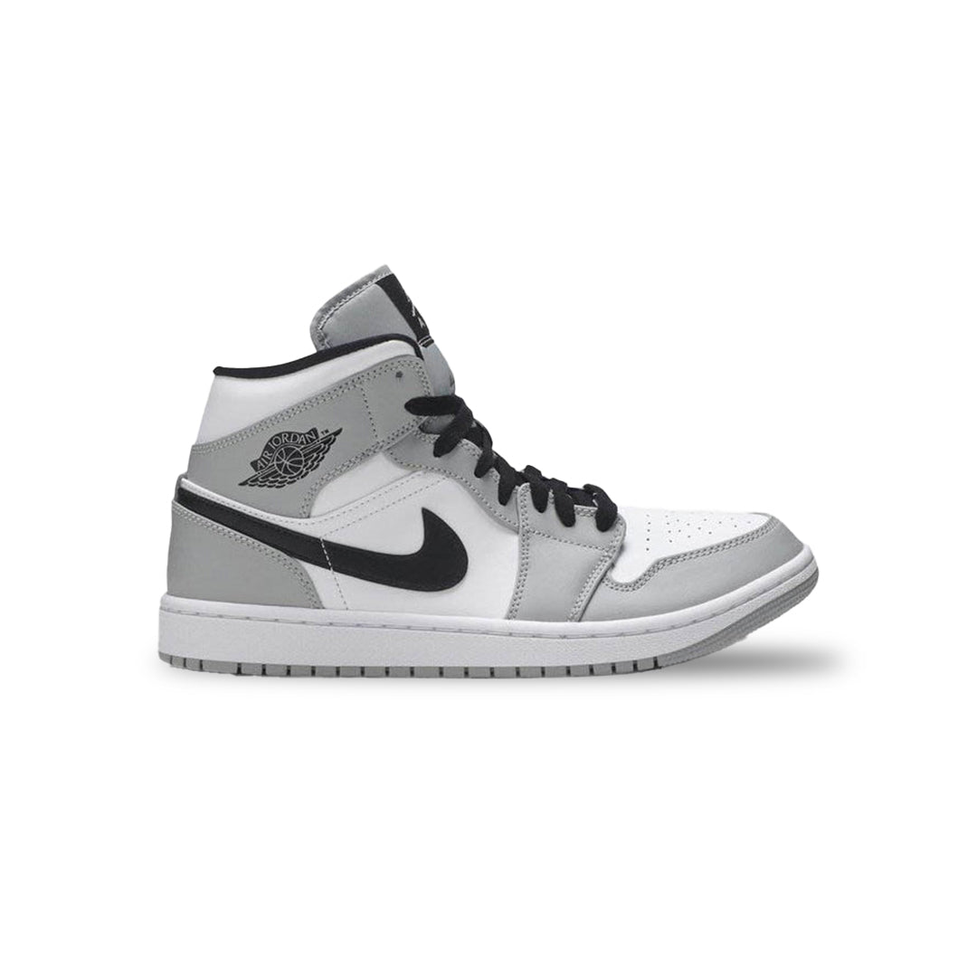 靴 Nike Air Jordan 1 Mid \"Light Smoke Grey\" JORDAN 1 MID LIGHT SMOKE GREY ANTHRACITE REVIEW & ON FOOT