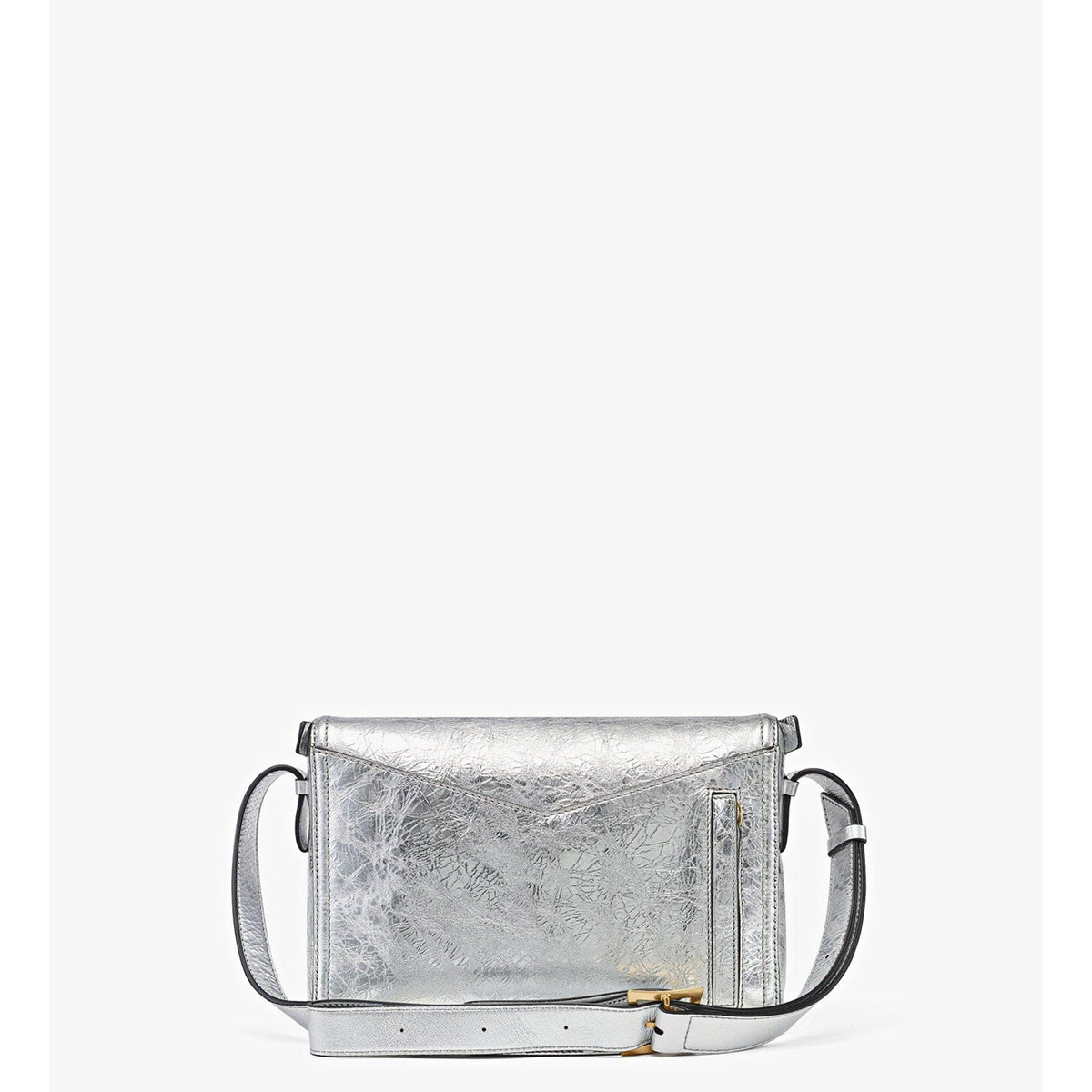 MCM Diamant 3d Shoulder Bag In Metallic Calf Leather