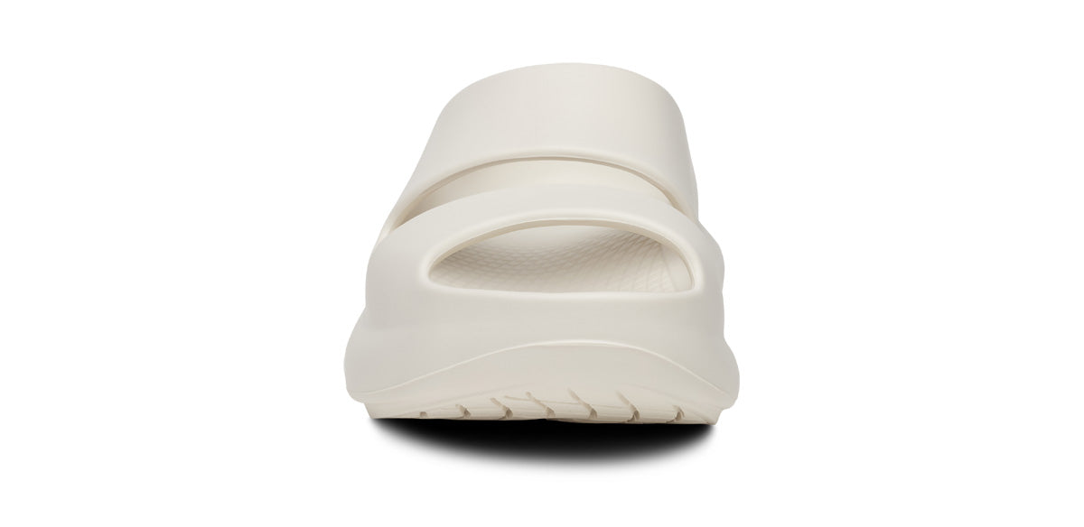 Oofos Women's Two-Strap Sandal Chalk