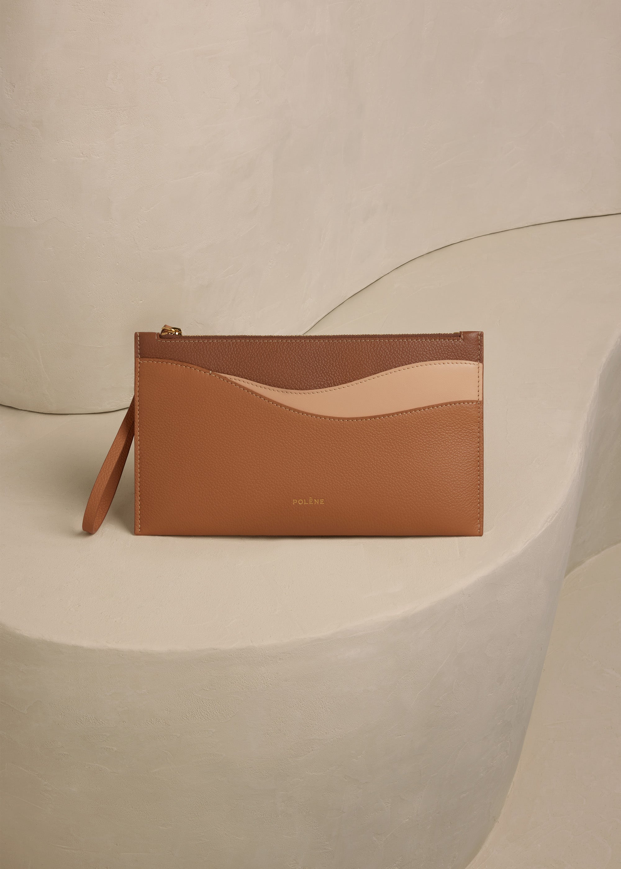 Polene Sierra Pouch Trio Camel
