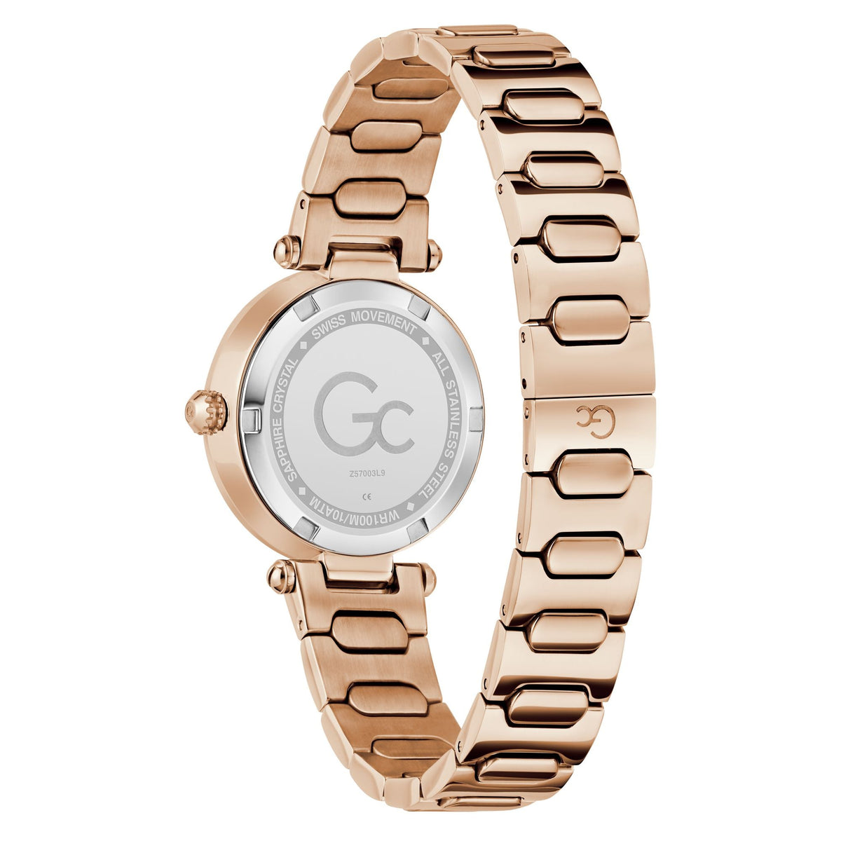 Gc Vogue Cable Green Round Quartz Women Watch Z57003L9