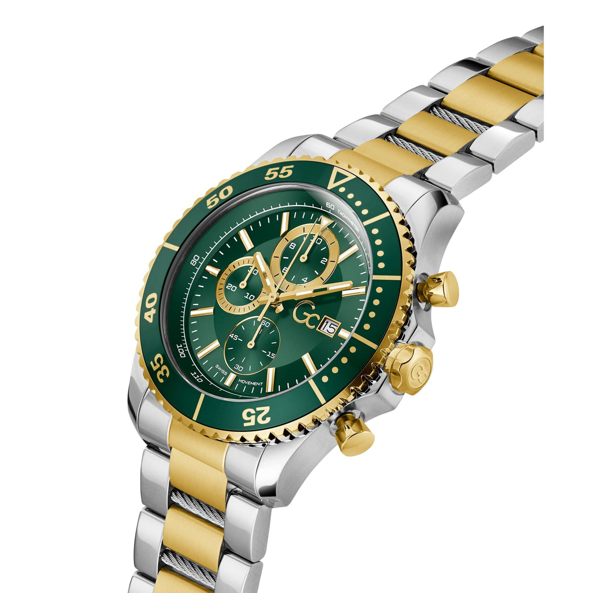 Gc Speedracer Green Round Quartz Men Watch Z51006G9