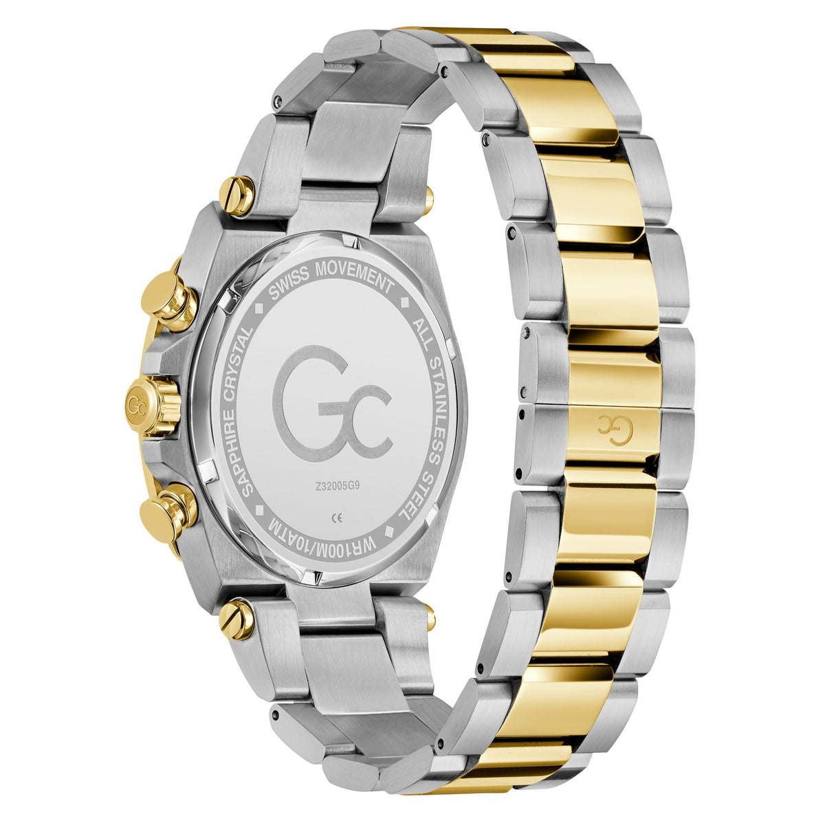 Gc Ironclass Green Round Quartz Men Watch Z32005G9