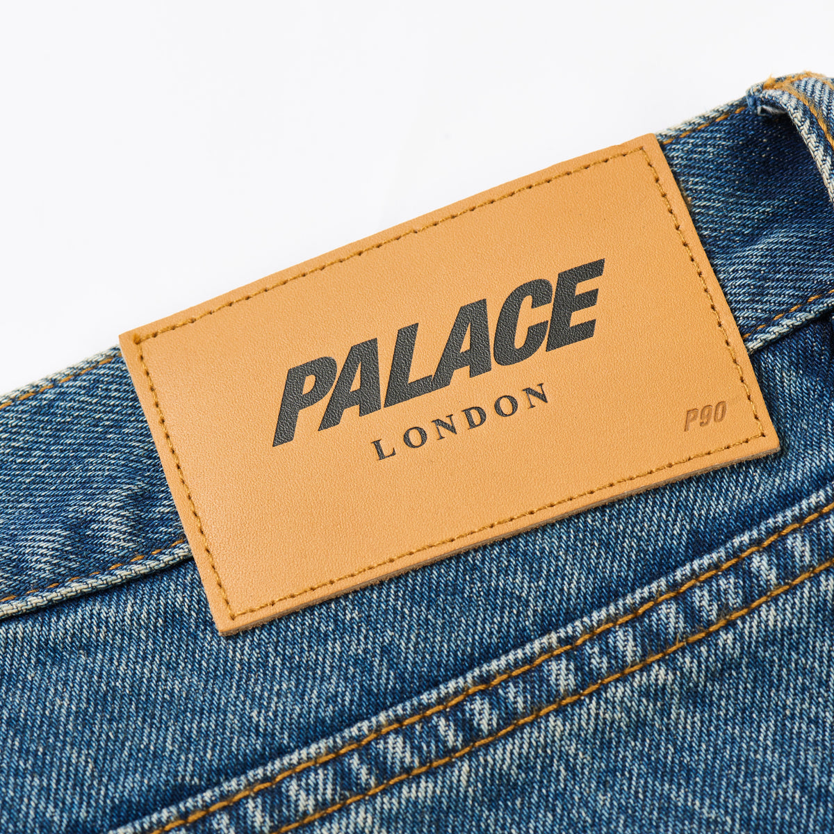 Palace Skateboards P90 Baggy JEAN DARK Stone WASH