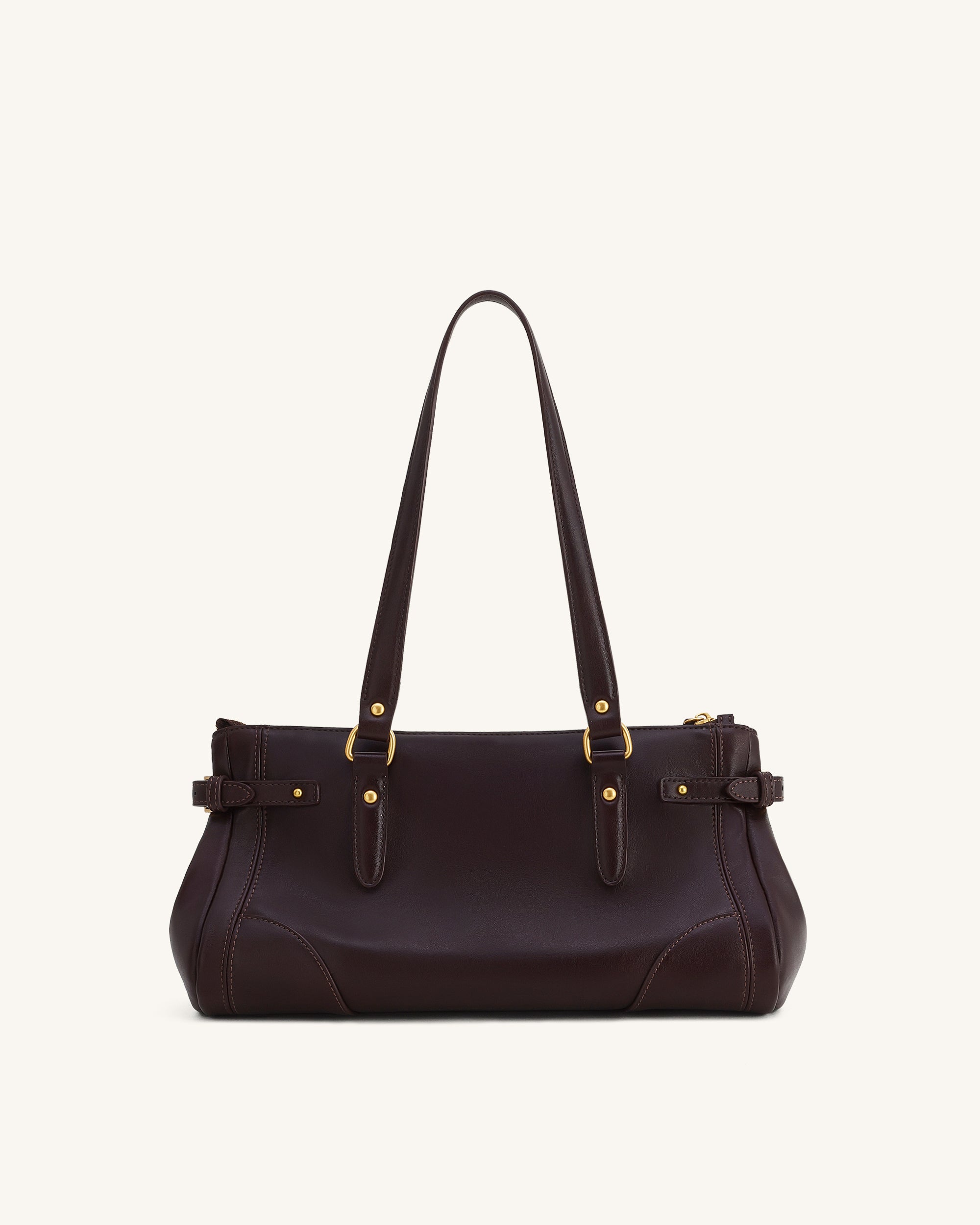 Jw Pei Yvette Elongated Tote Bag Dark Brown