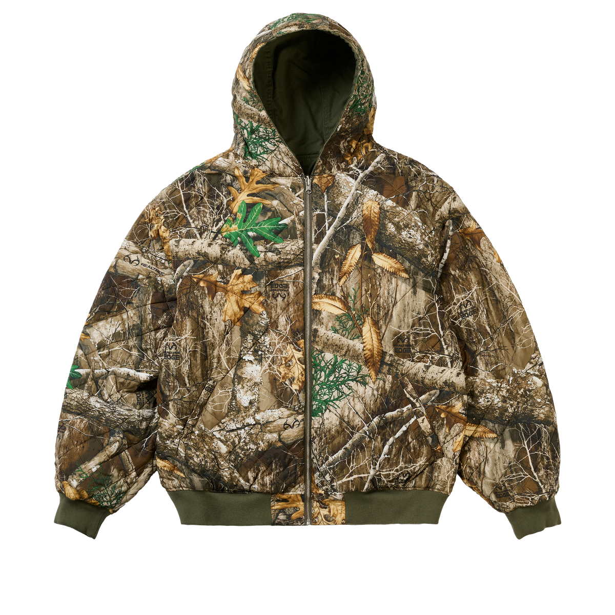 Palace Skateboards Realtree Reversible Jacket the DEEP Green
