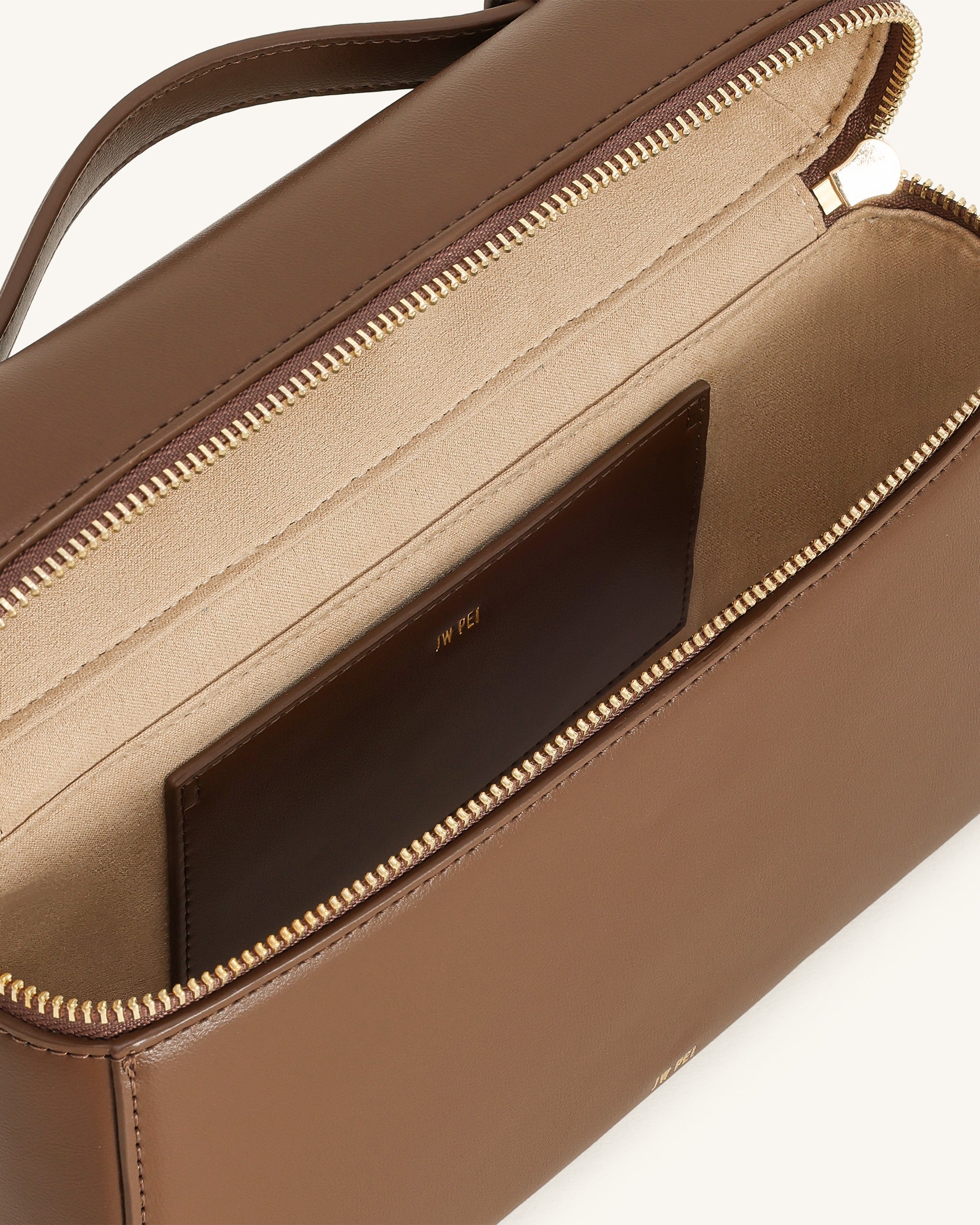 Jw Pei Thea Large Top Handle Bag Mocha Brown