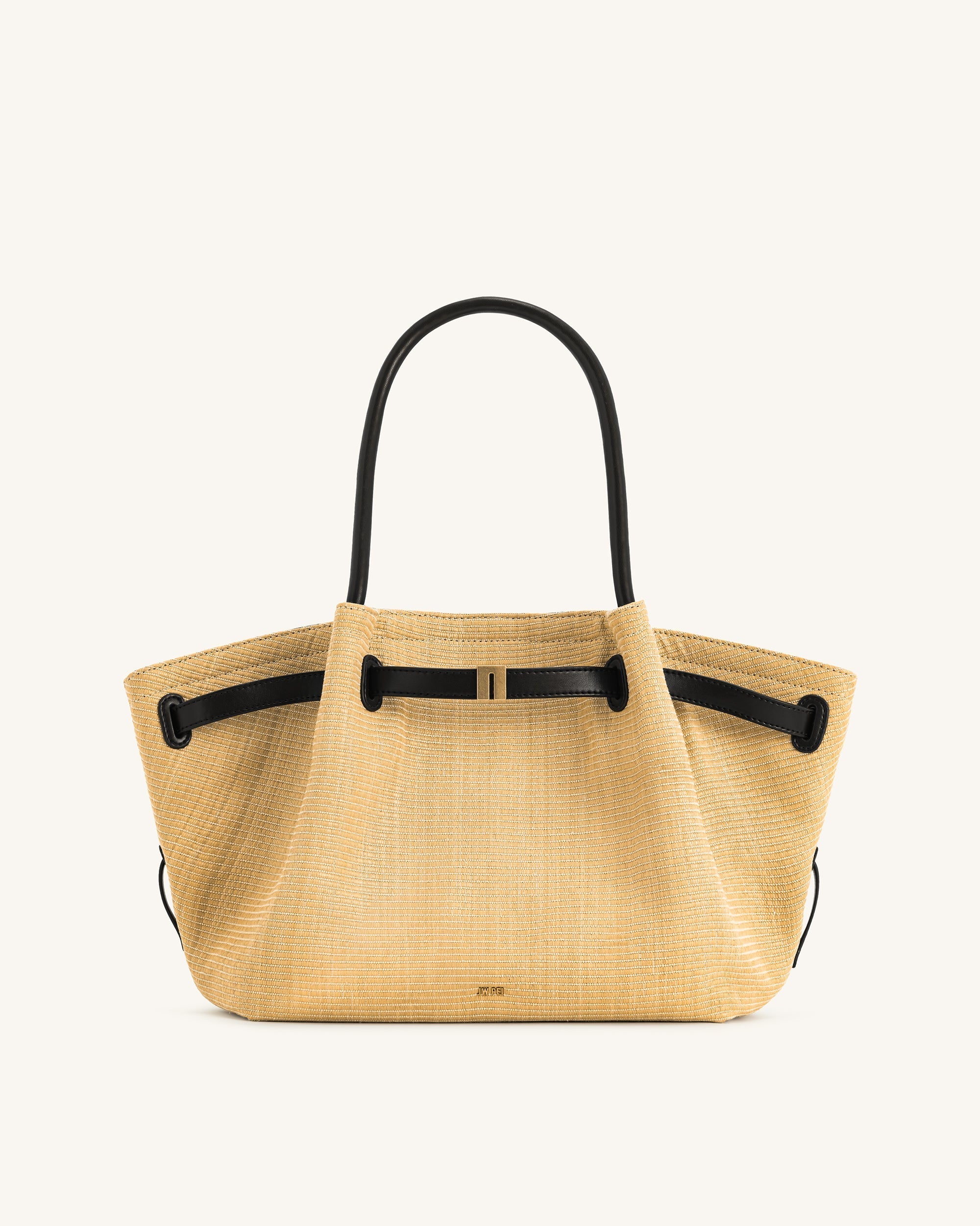 Jw Pei Hana Medium Faux Straw Tote Bag Brown Straw