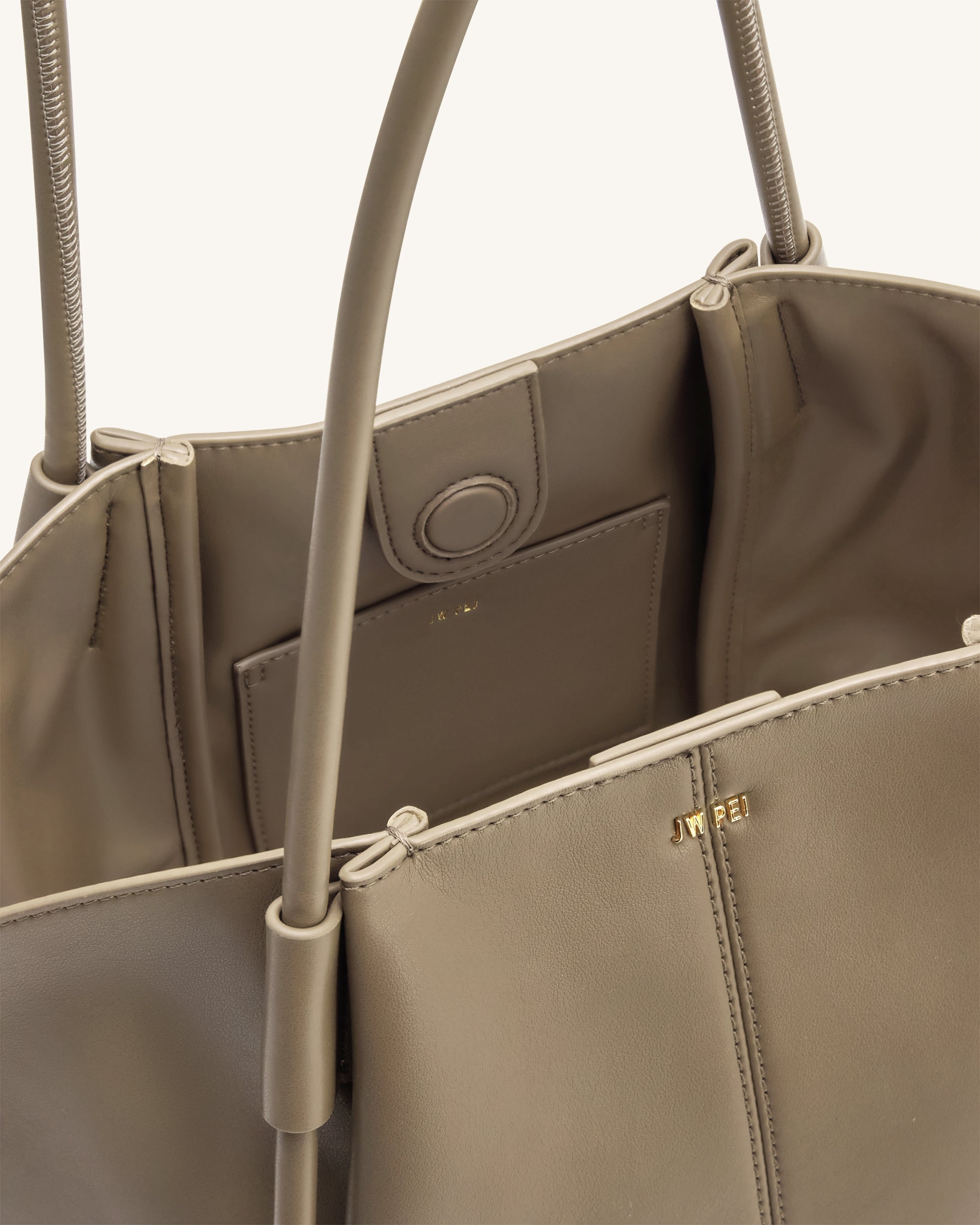 Jw Pei Nala Wide Tote Bag Taupe