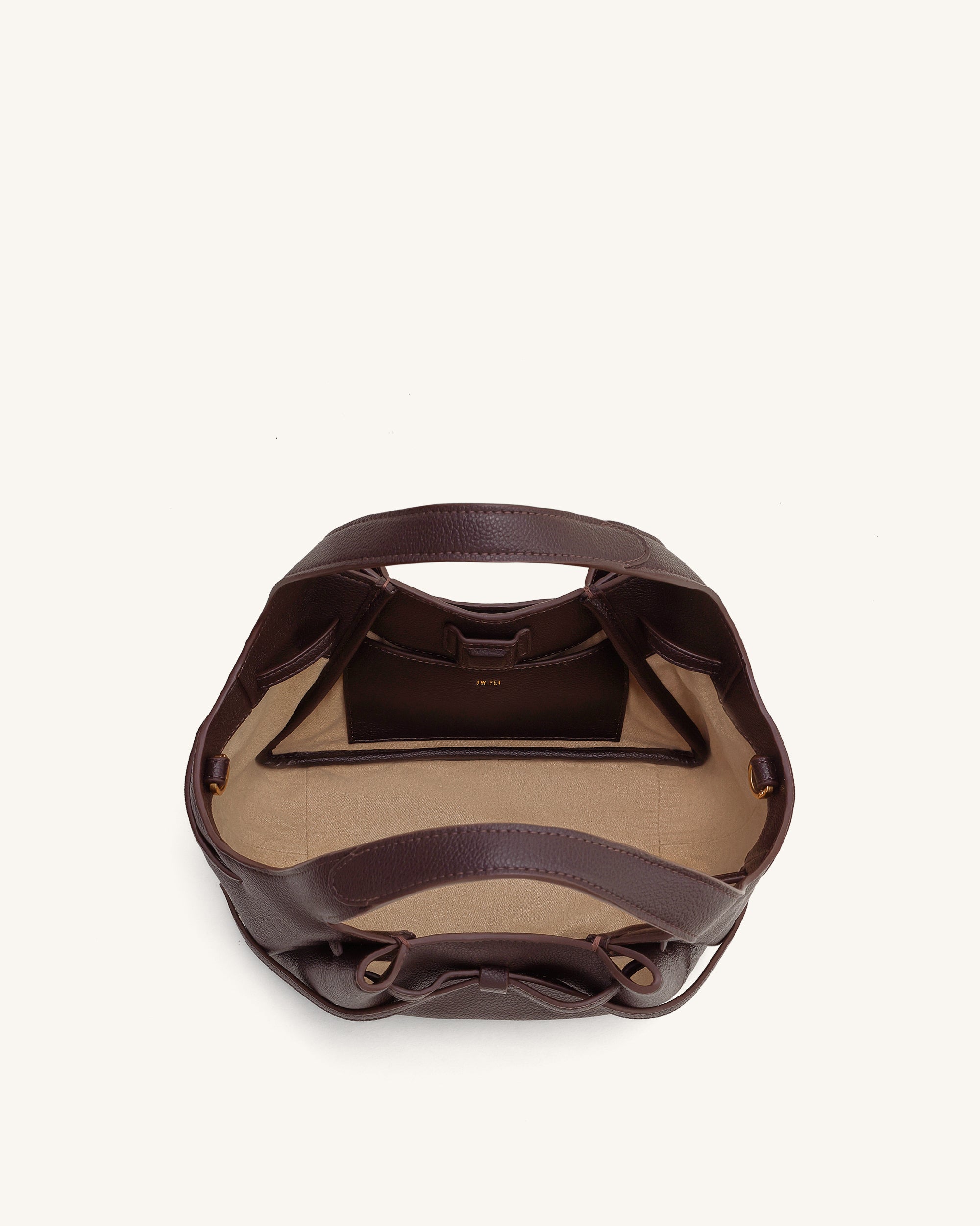 Jw Pei Mabel Soft Bow Tote Bag Dark Brown