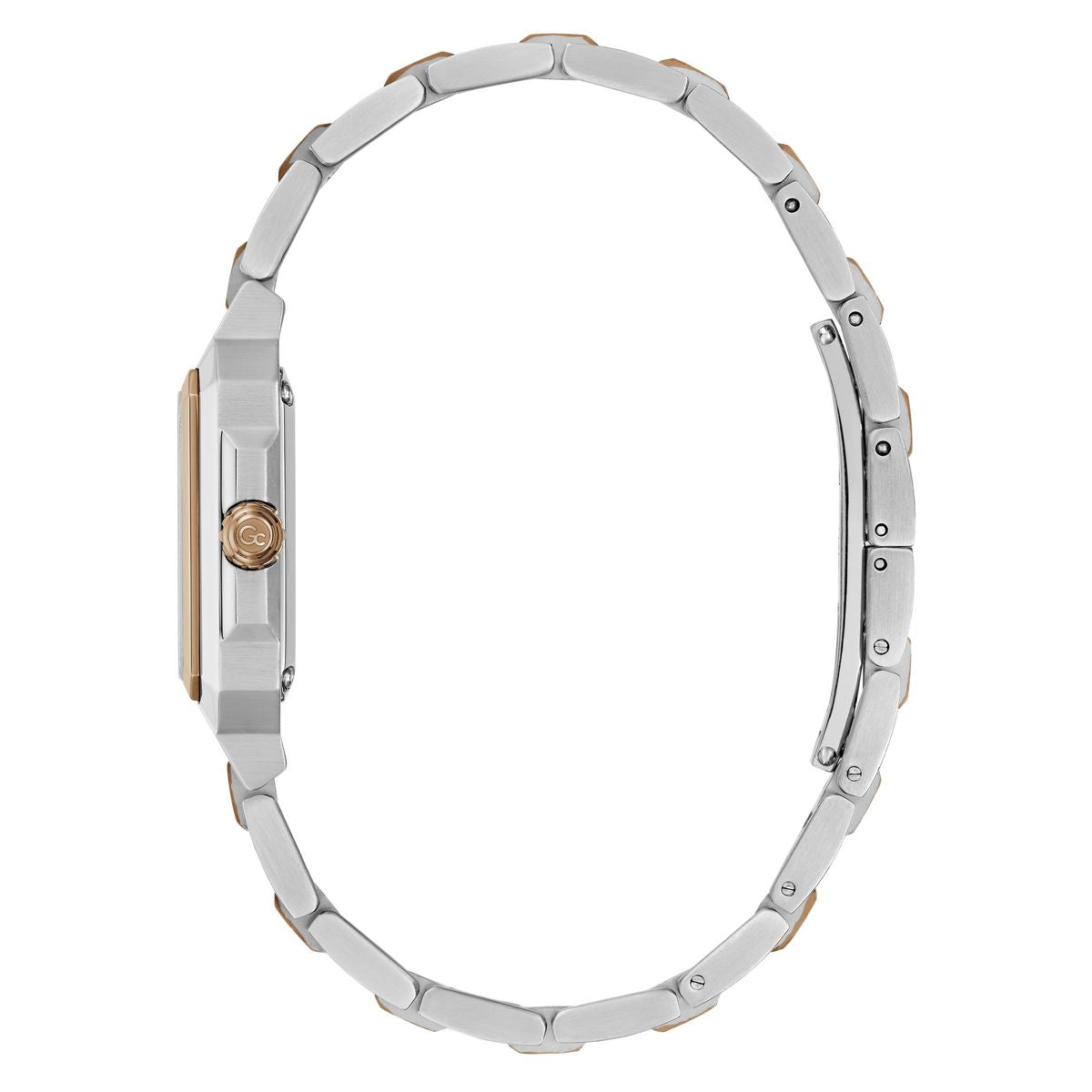 Gc Square 32mm White Dial Analog Women Watch - Z72001L1