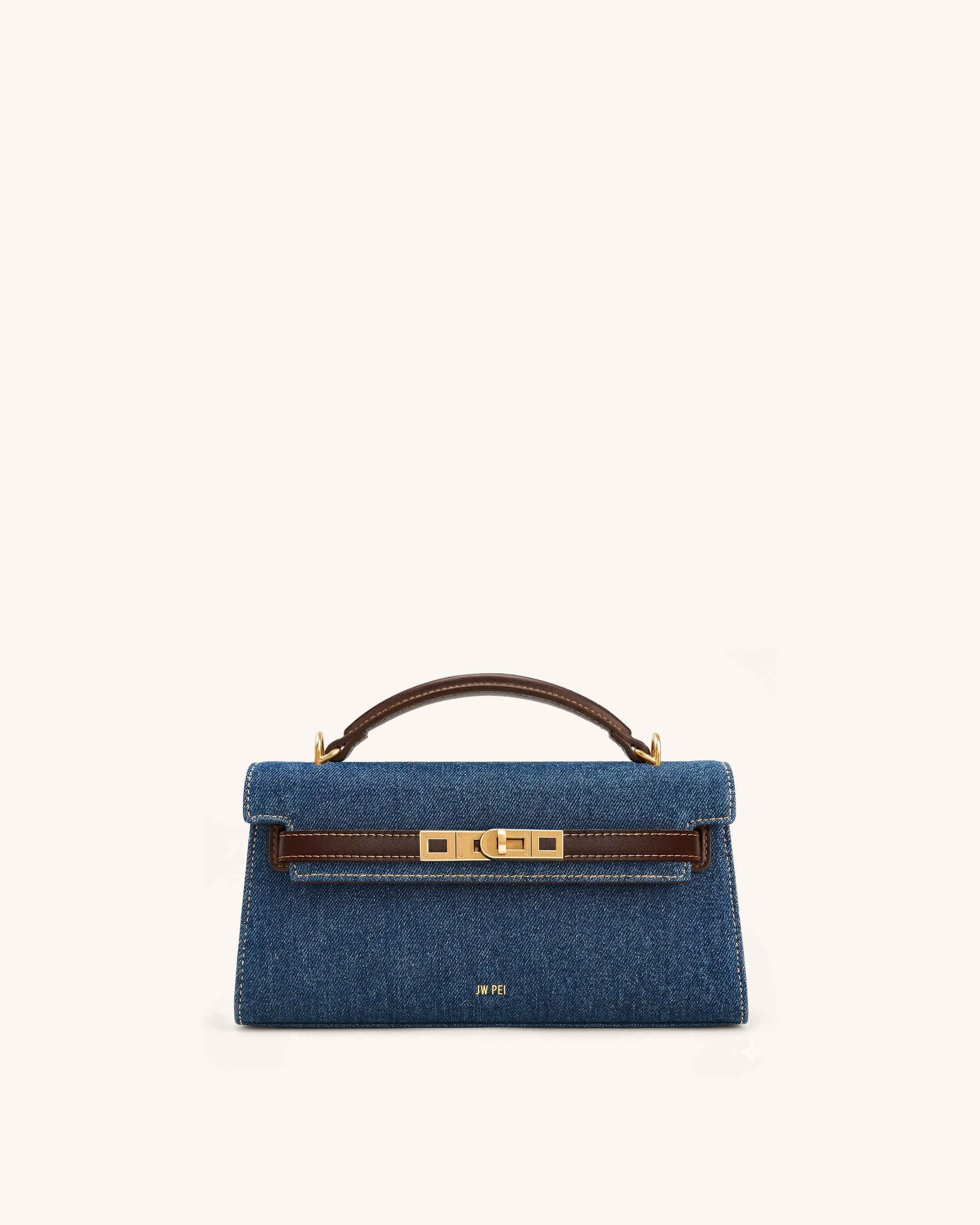 Jw Pei Noor Top Handle Bag Blue Denim