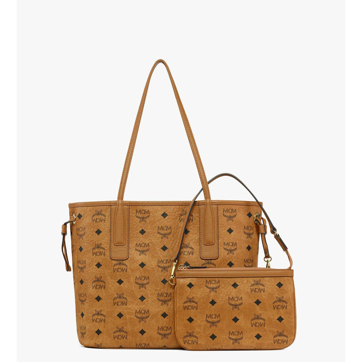 MCM Small Reversible Liz Shopper in Visetos
