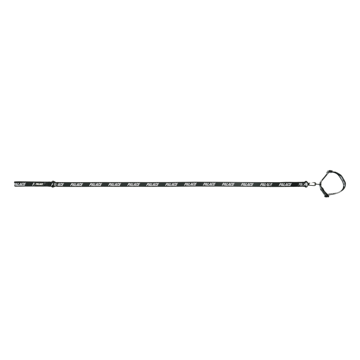 Palace Skateboards Jacquarded DOG Collar and LEAD Black
