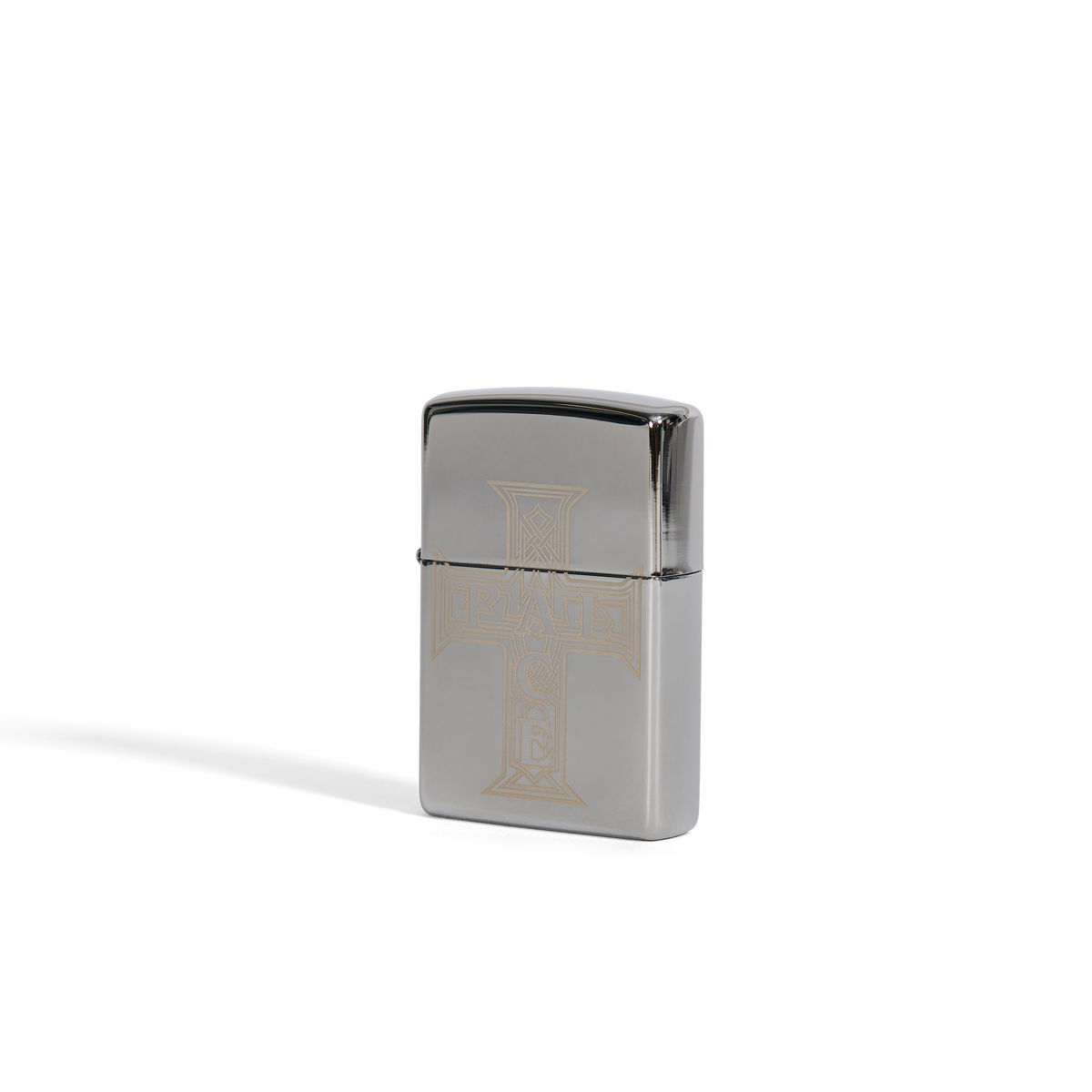 Palace Skateboards Cross Zippo Silver