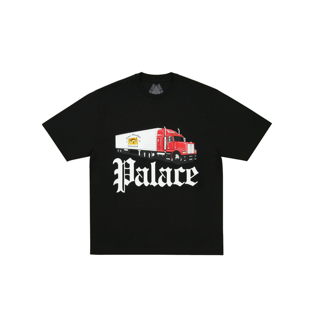 Palace Skateboards Truck OFF T-Shirt GREY MARL