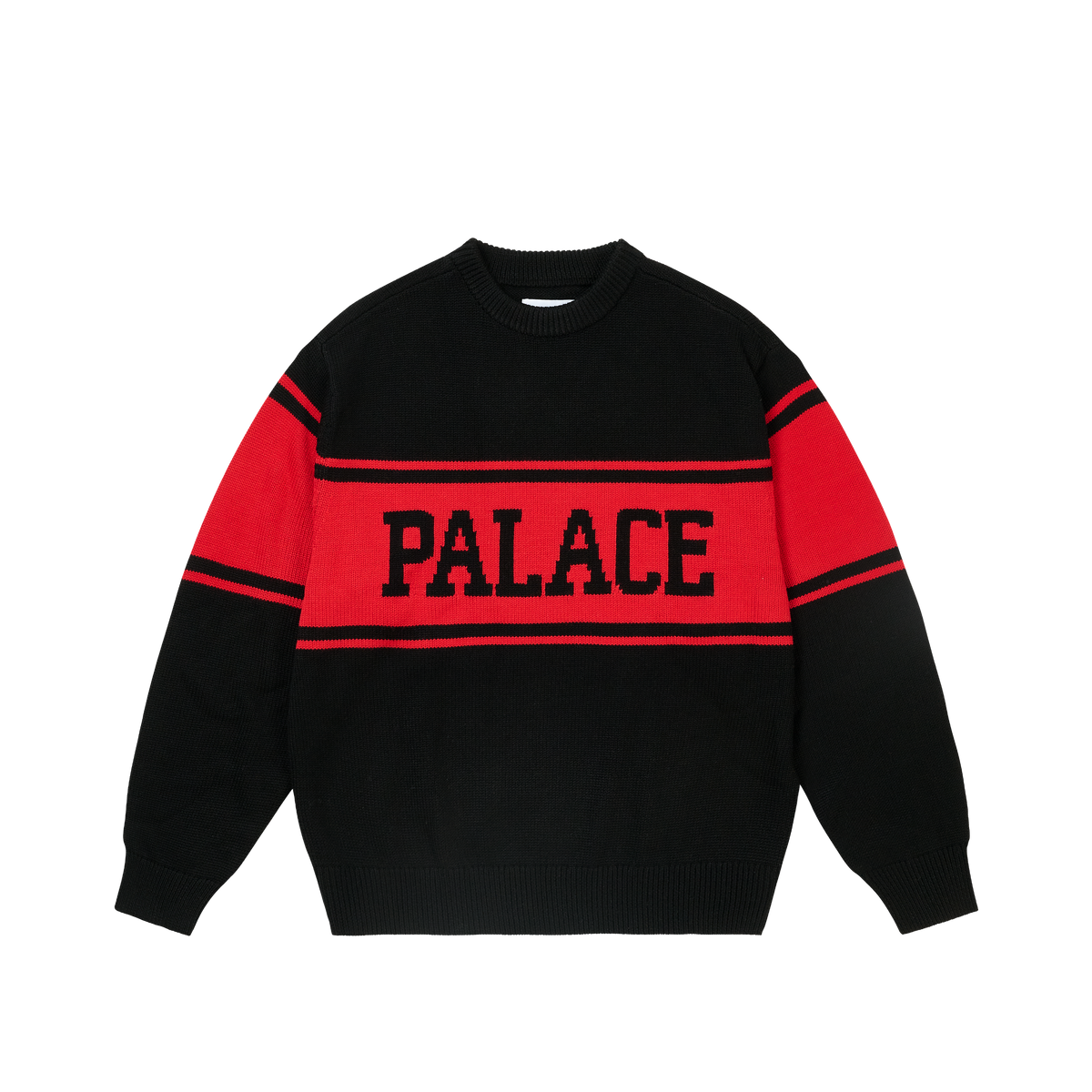 Palace Skateboards College Stripe KNIT Black