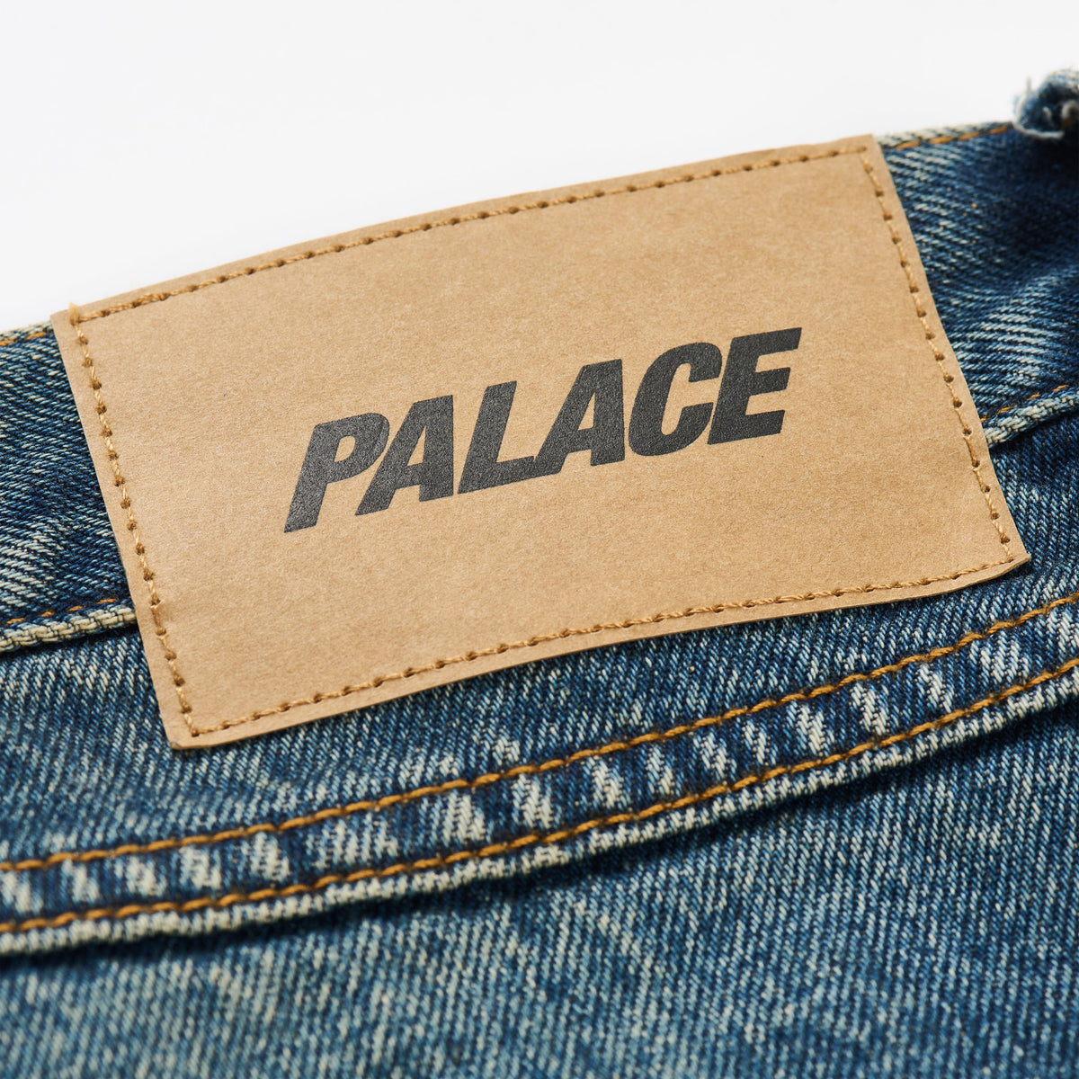 Palace Skateboards Baggy JEAN Short DARK Stone WASH