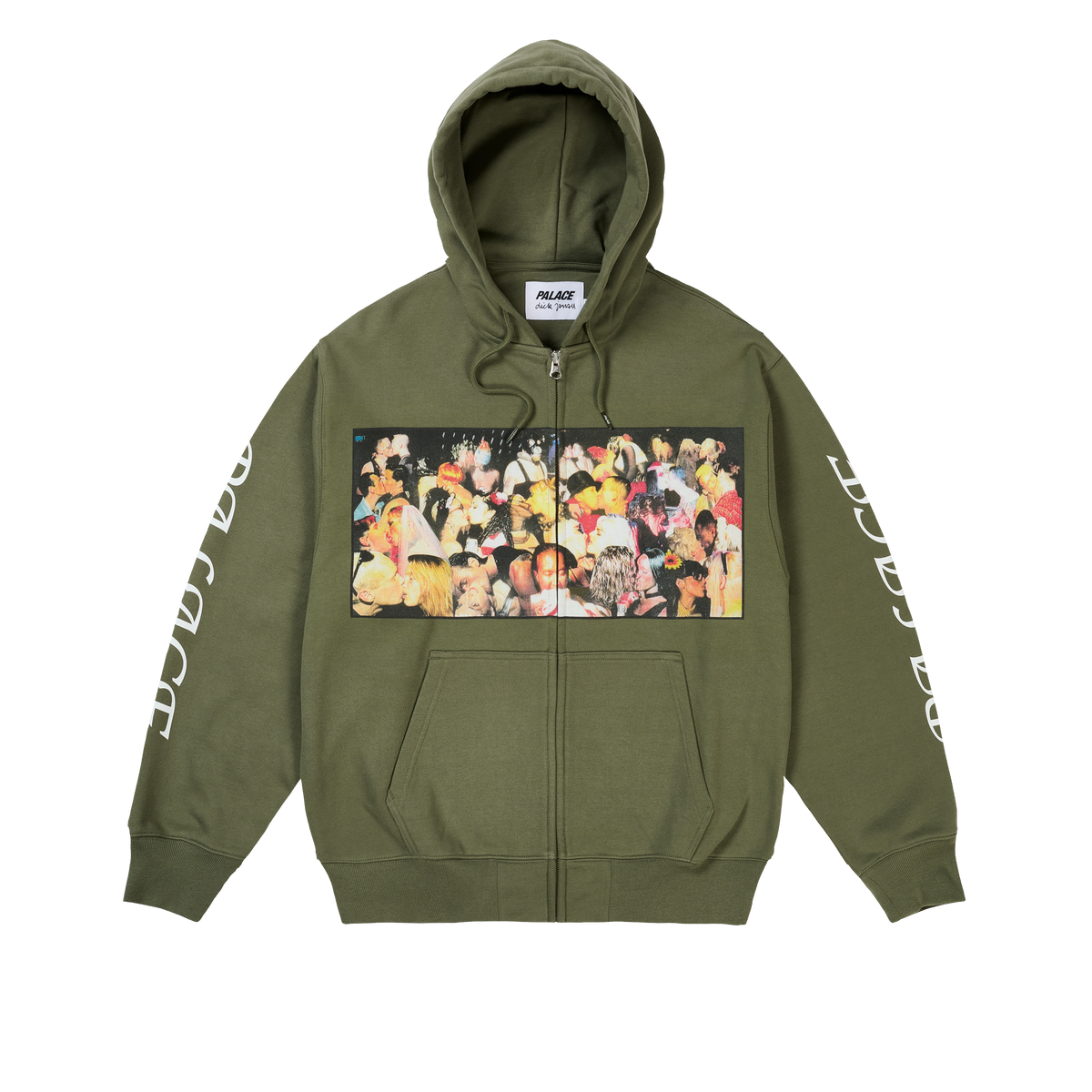 Palace Skateboards DICK Jewell ZIP HOOD RICH WINE