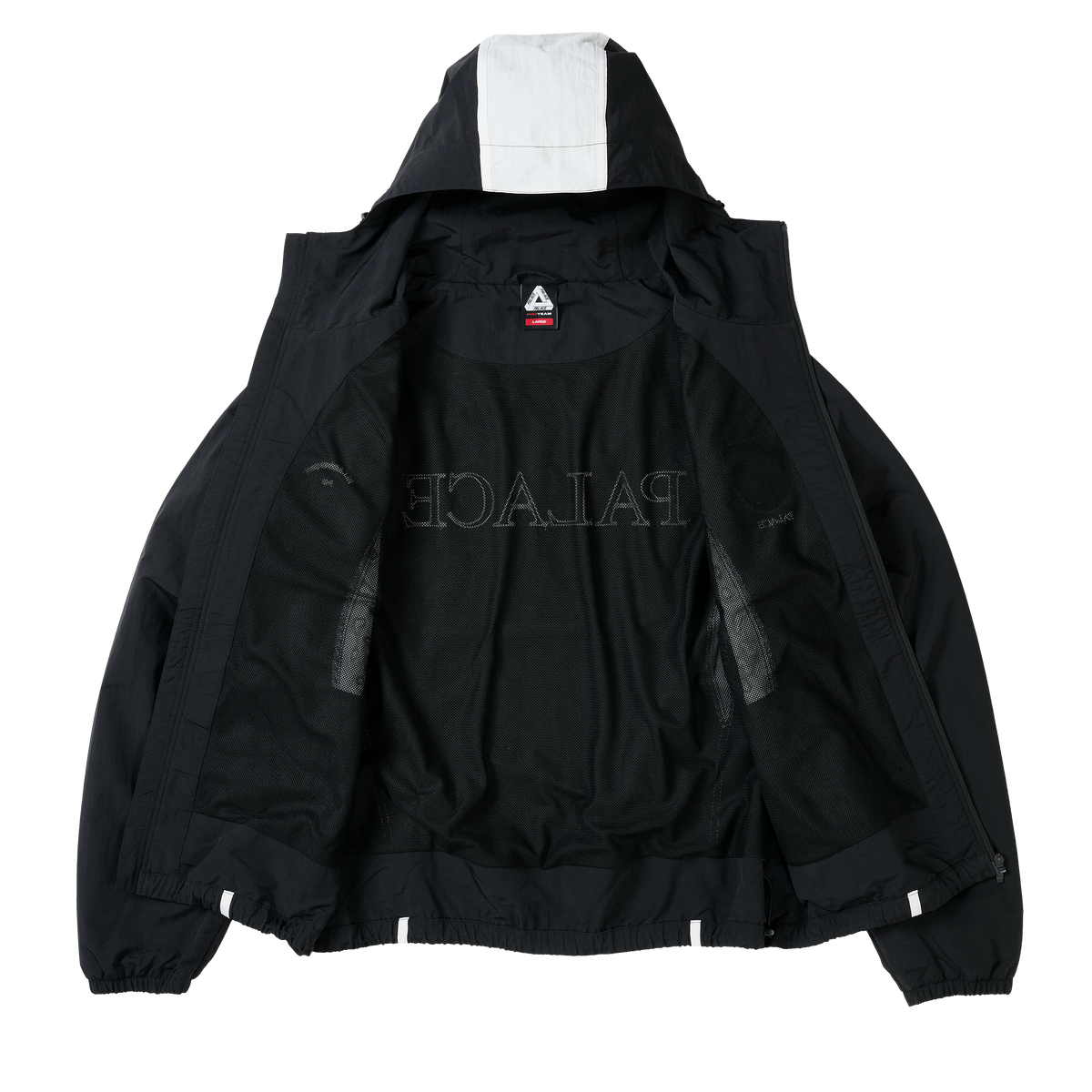 Palace Skateboards Scrum Hooded Shell Jacket Black