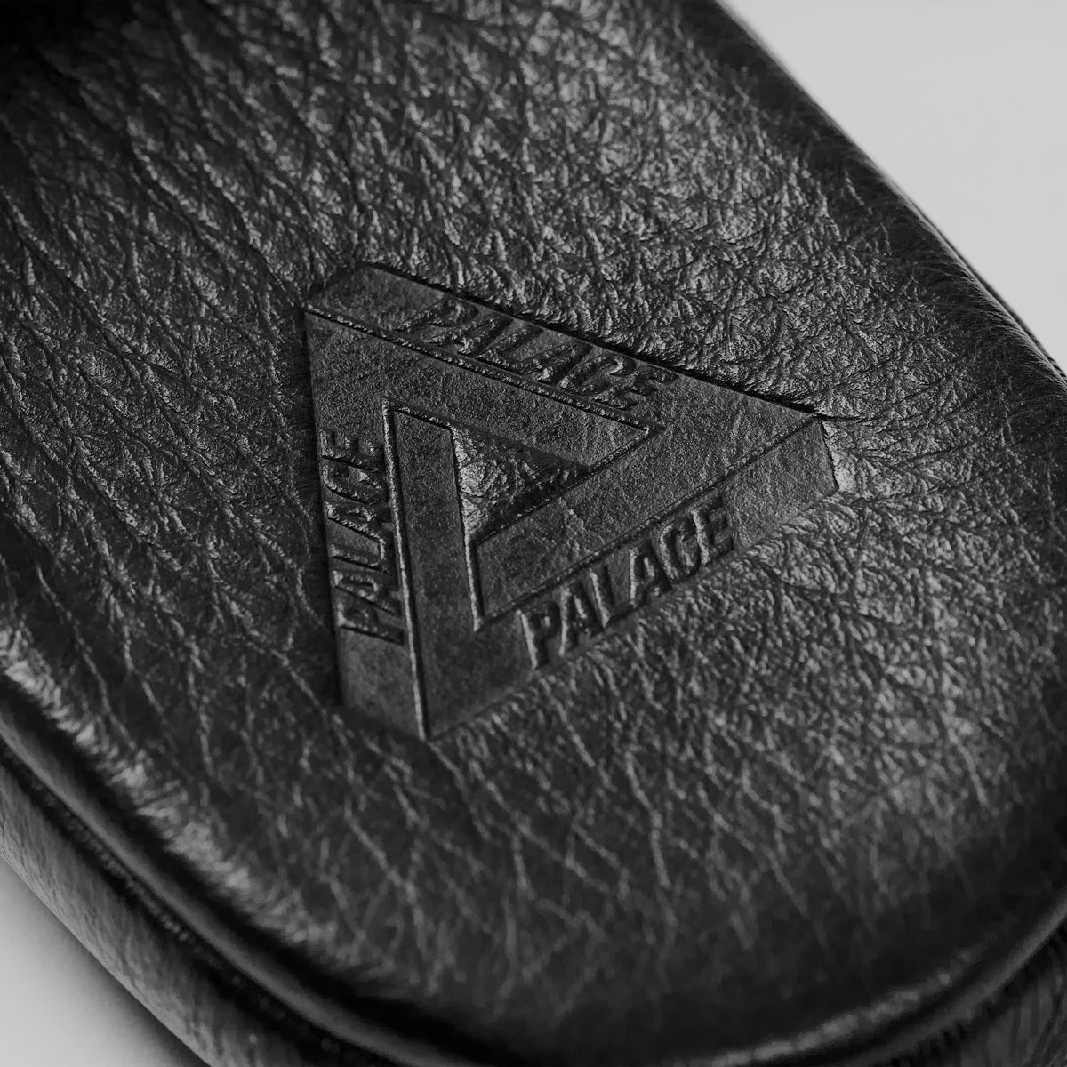 Palace Classic Leather Slipper Black