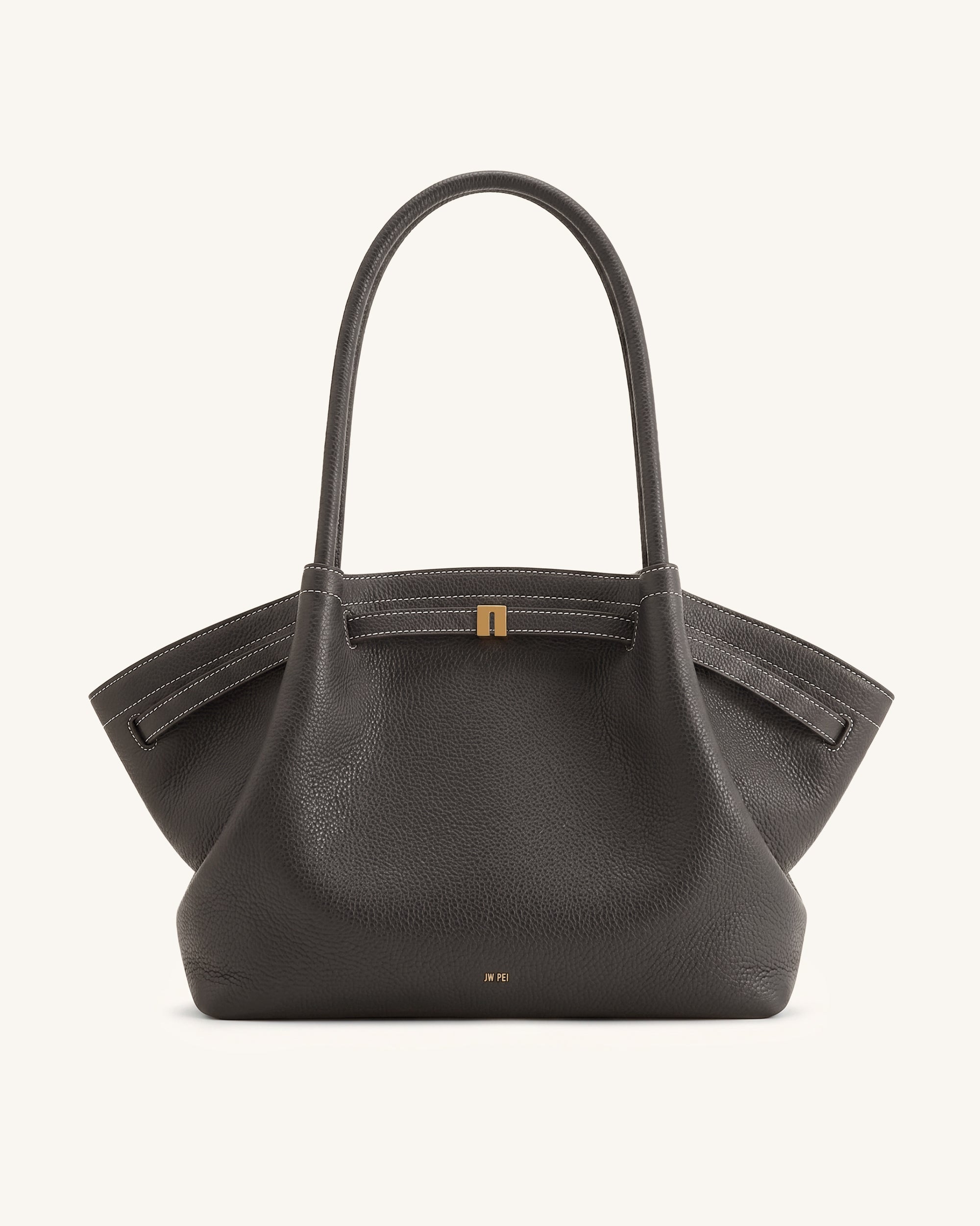 Jw Pei Hana Large Tote Bag Dark Gray