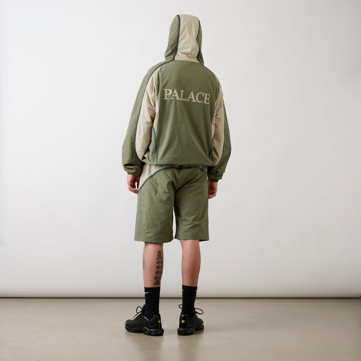 Palace Skateboards Scrum Hooded Shell Jacket Olive