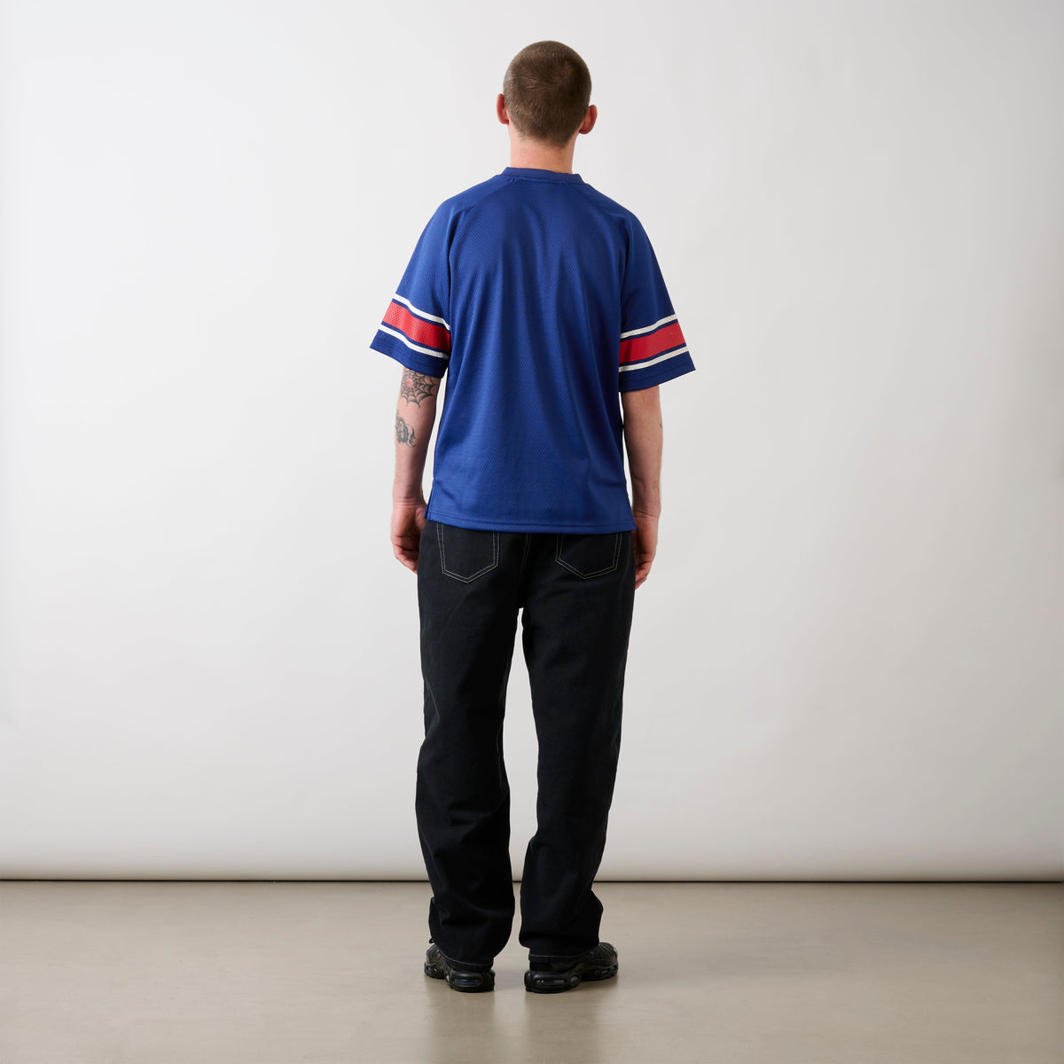 Palace Skateboards Satin the PARK MESH Jersey NAVY