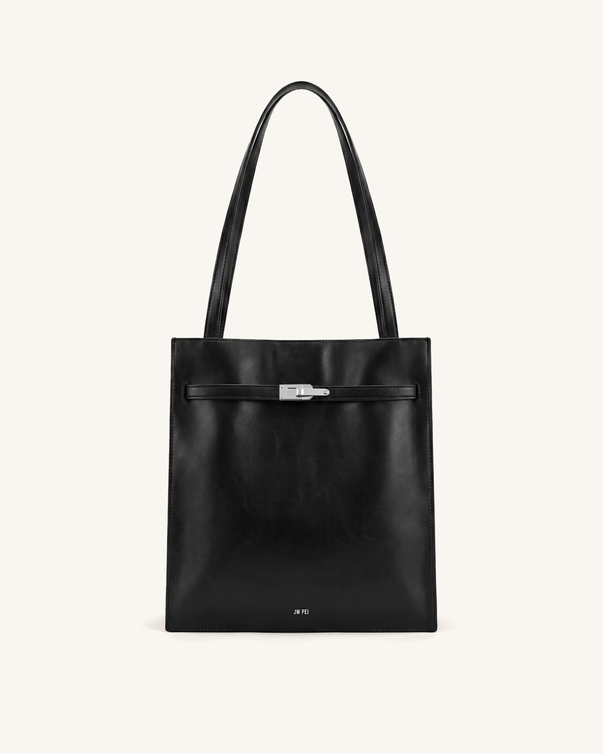 Jw Pei Noelle Belted Tote Bag Black