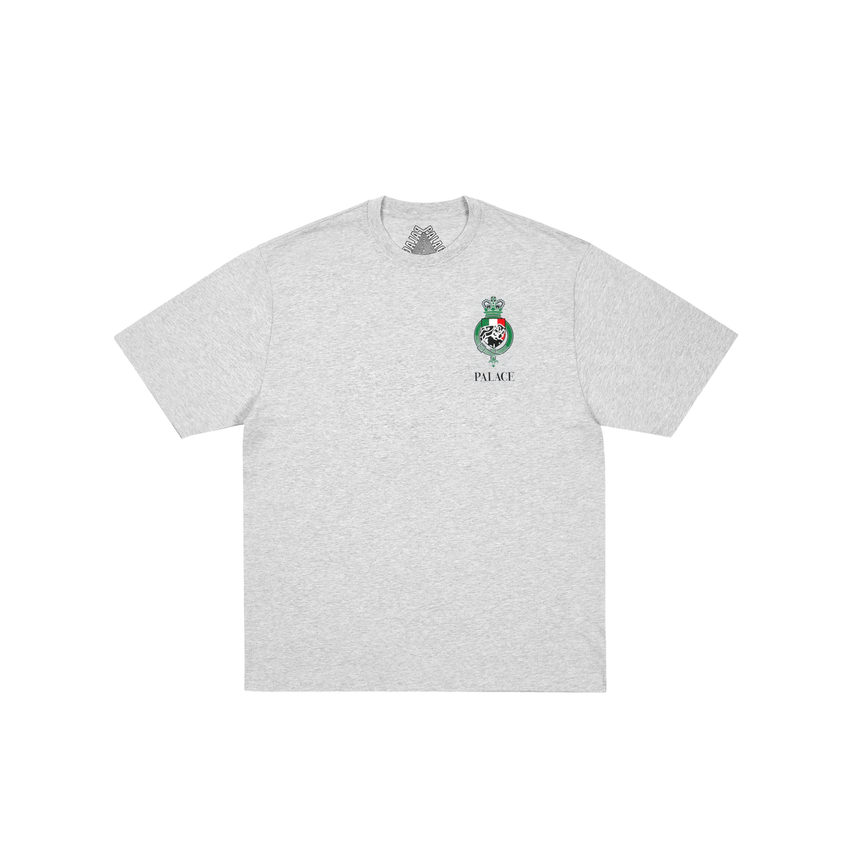 Palace Skateboards Heavy Crest T-Shirt GREY MARL