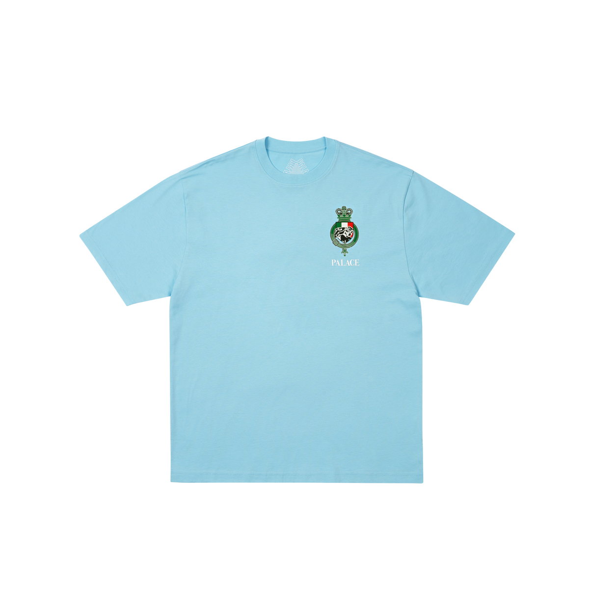 Palace Skateboards Heavy Crest T-Shirt Skyline BLUE