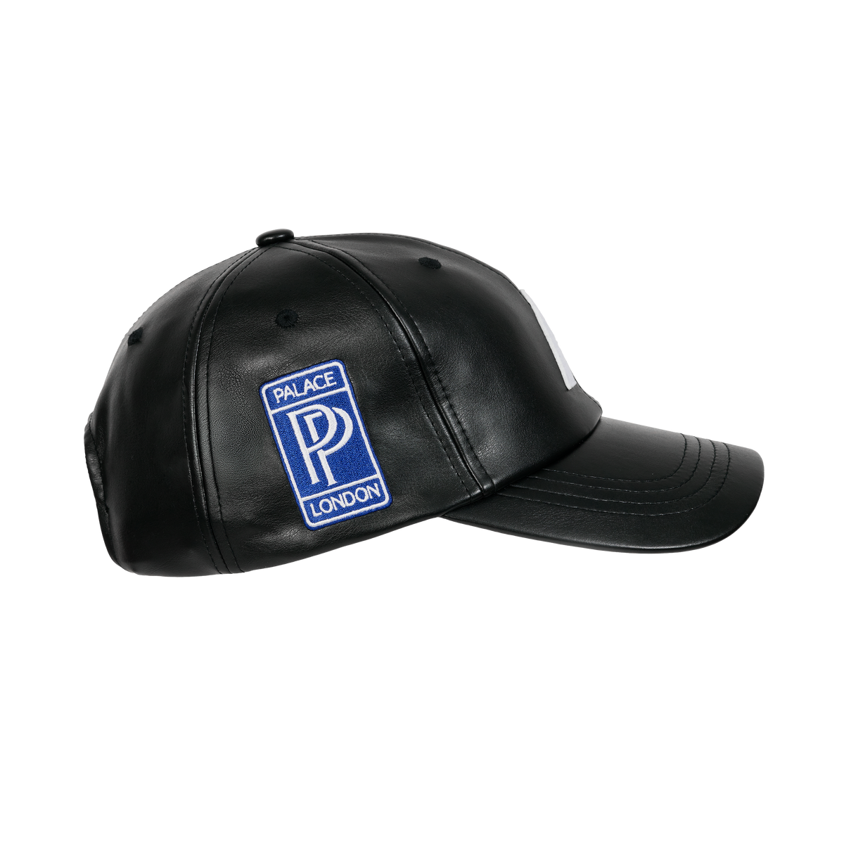 Palace Skateboards FAUX Leather P 6-Panel Black
