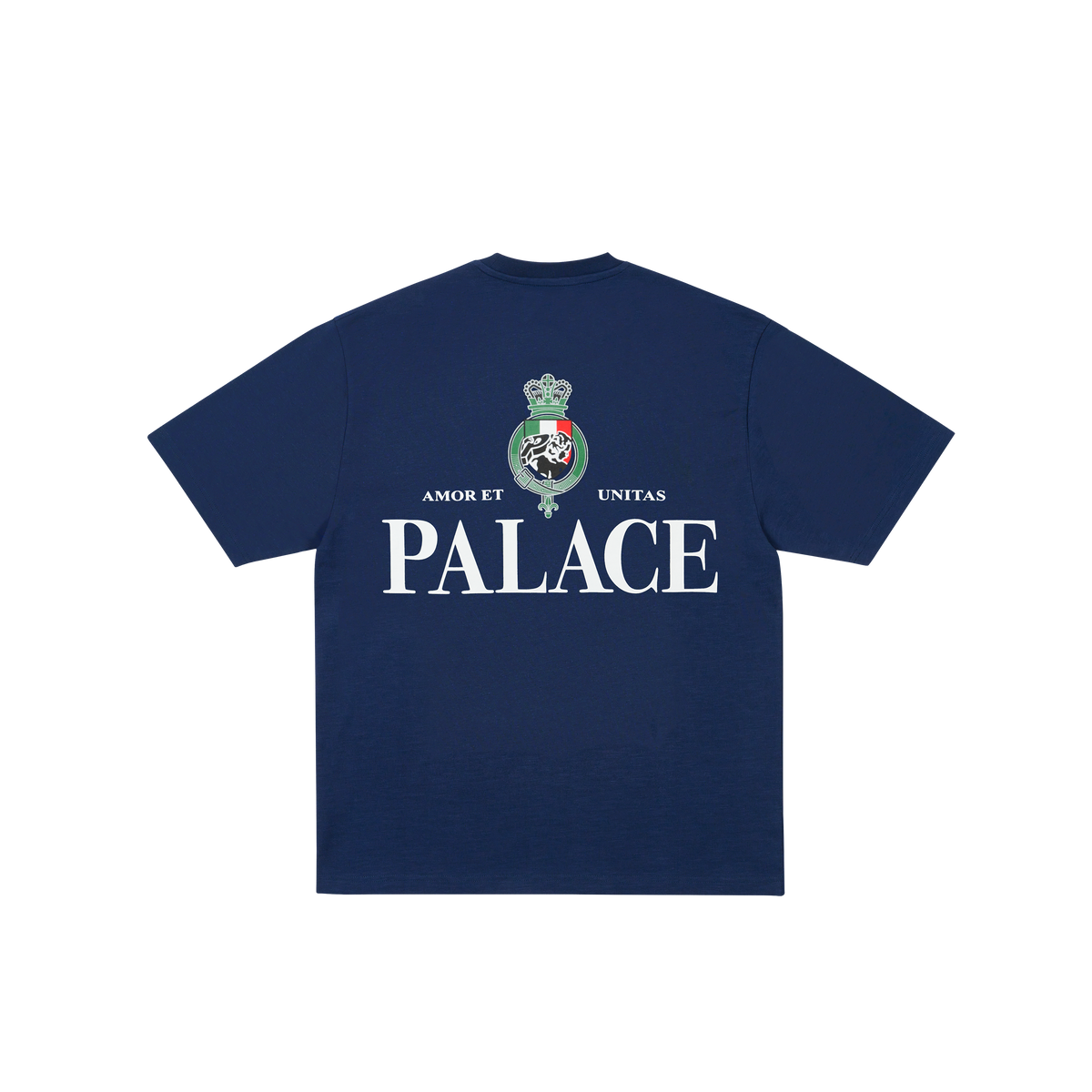 Palace Skateboards Heavy Crest T-Shirt Skyline BLUE