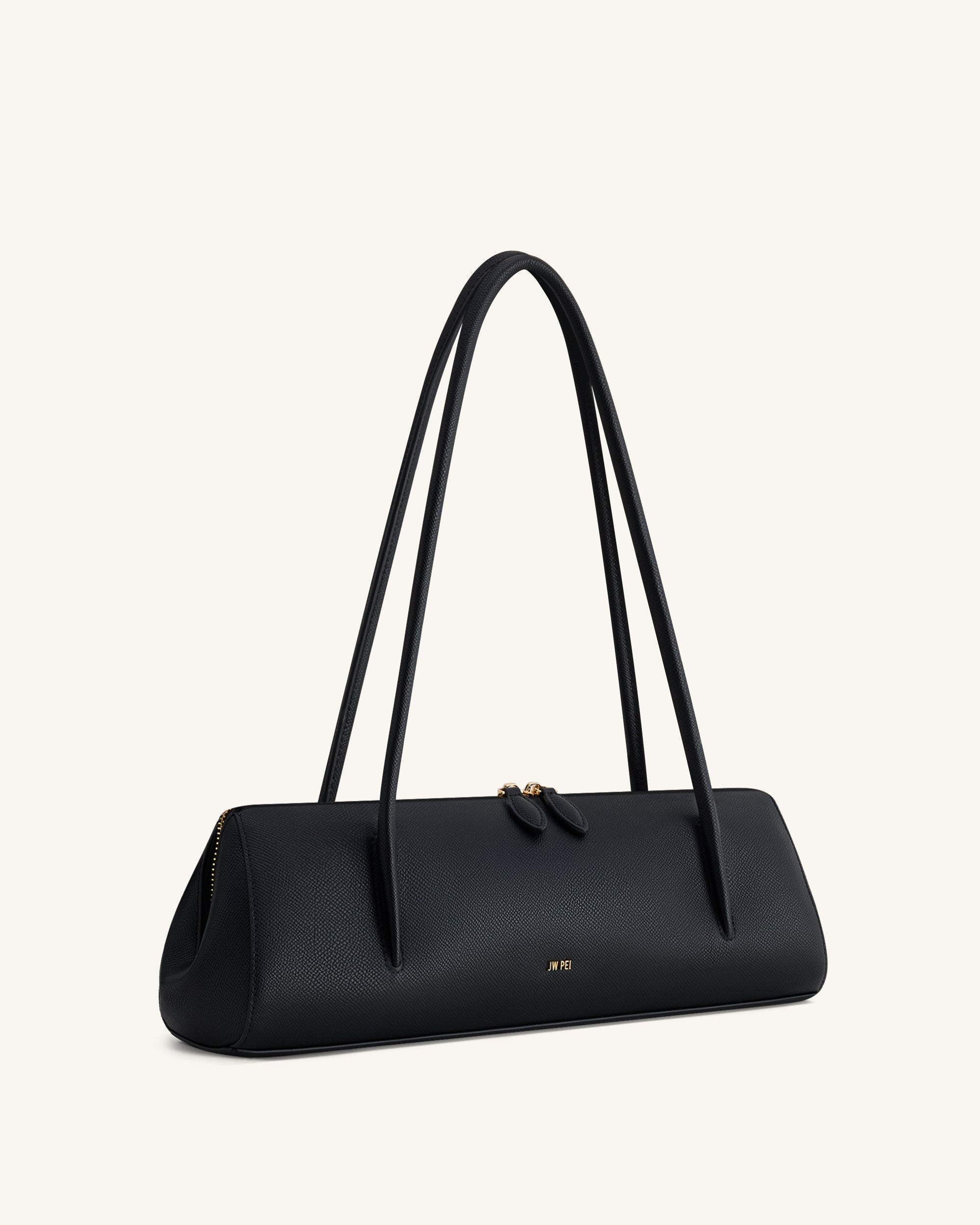 Jw Pei Nova Minimalist Shoulder Bag Jet Black