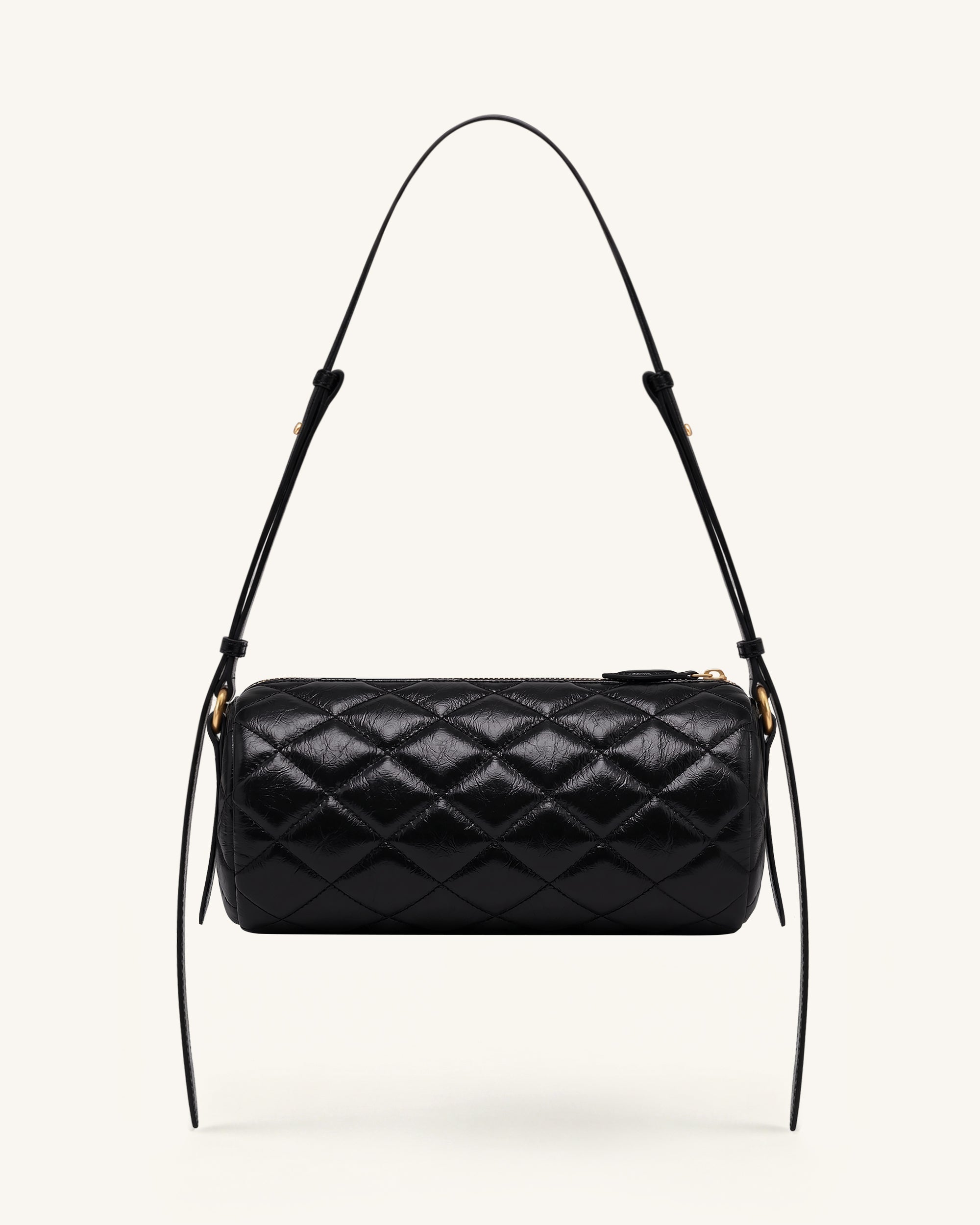 Jw Pei Lucienne Dachshund Quilted Chain Shoulder Bag Black