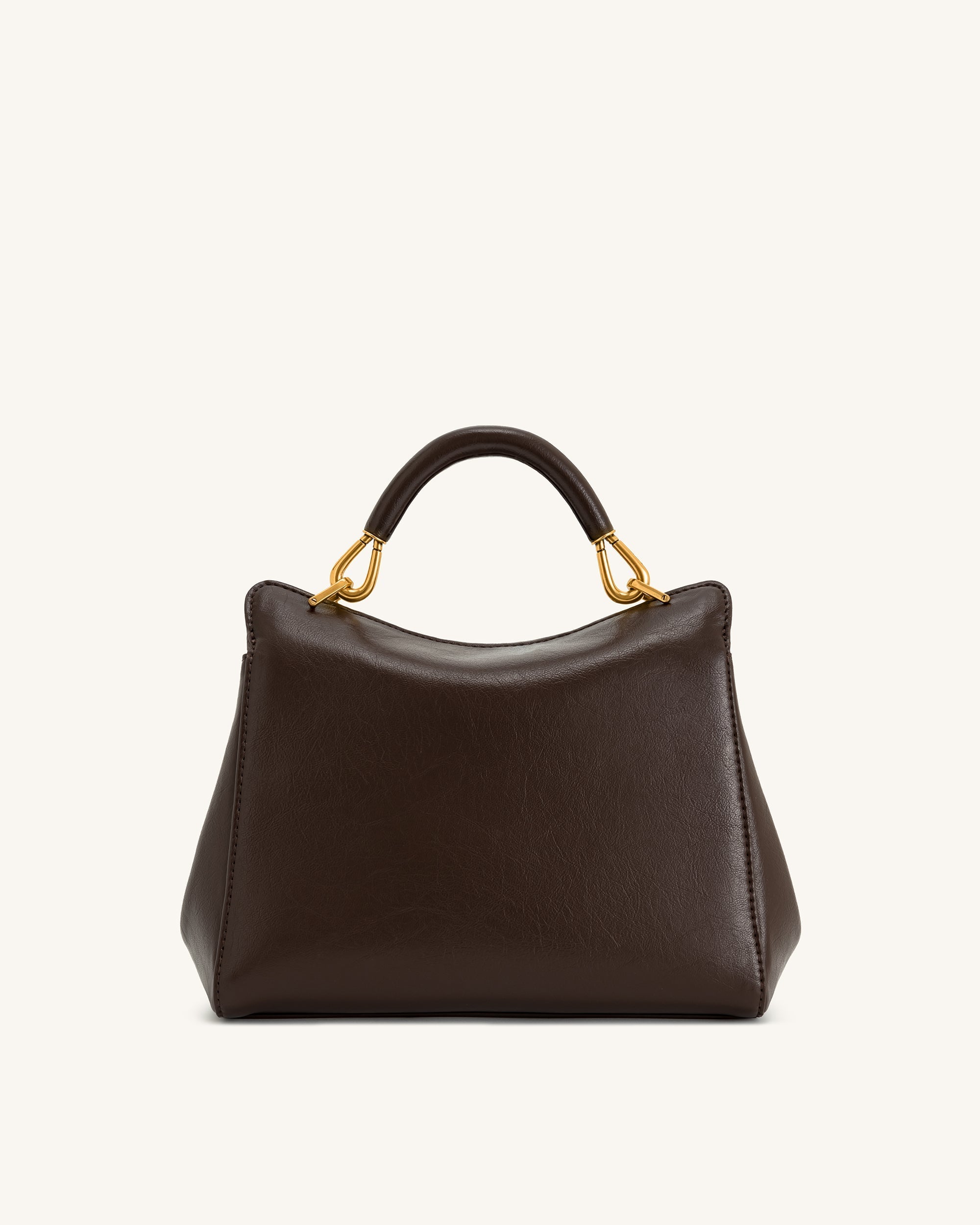 Jw Pei Lucia Classic Top Handbag Dark Brown