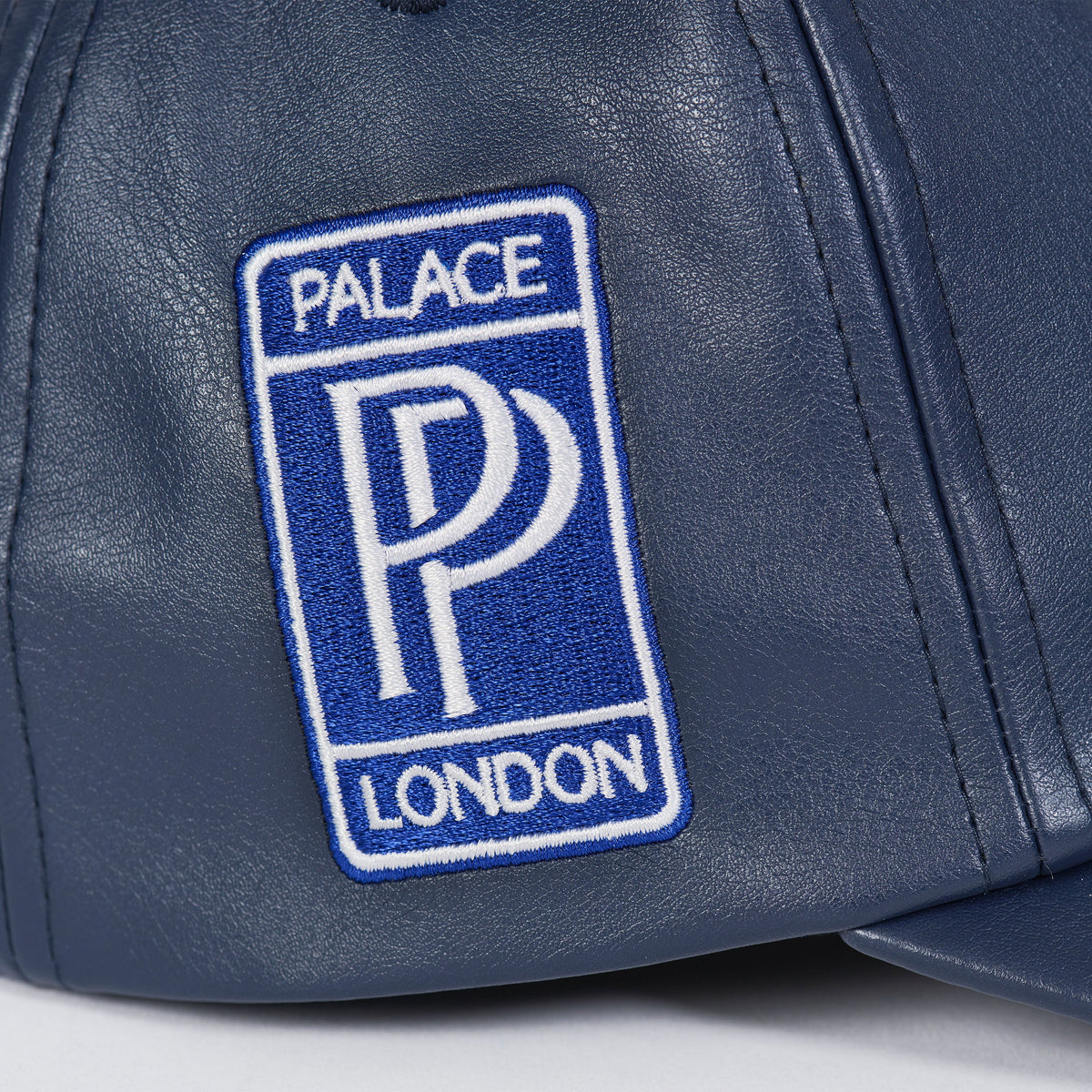 Palace Skateboards FAUX Leather P 6-Panel NAVY