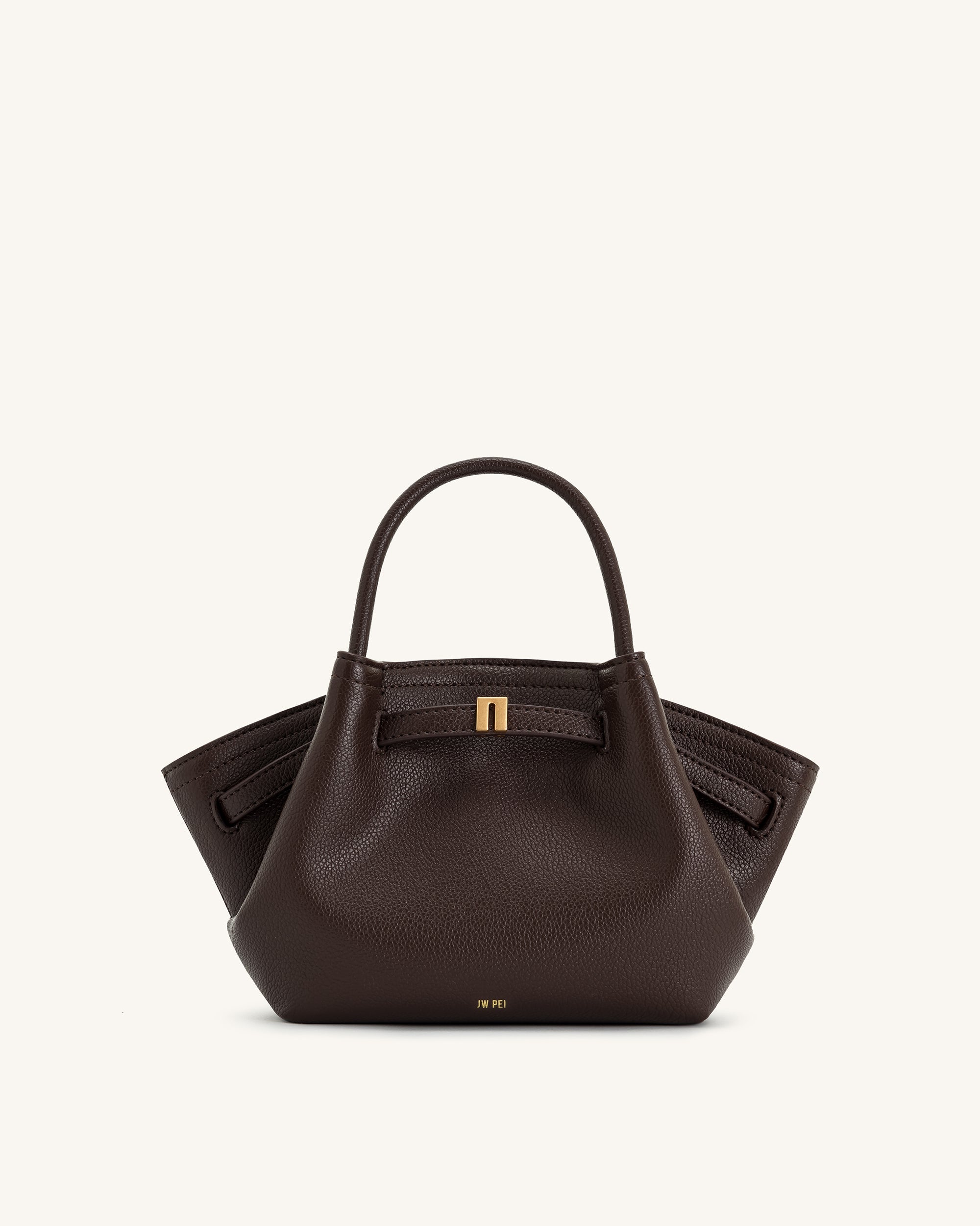 Jw Pei Hana Mini Tote Bag Dark Brown