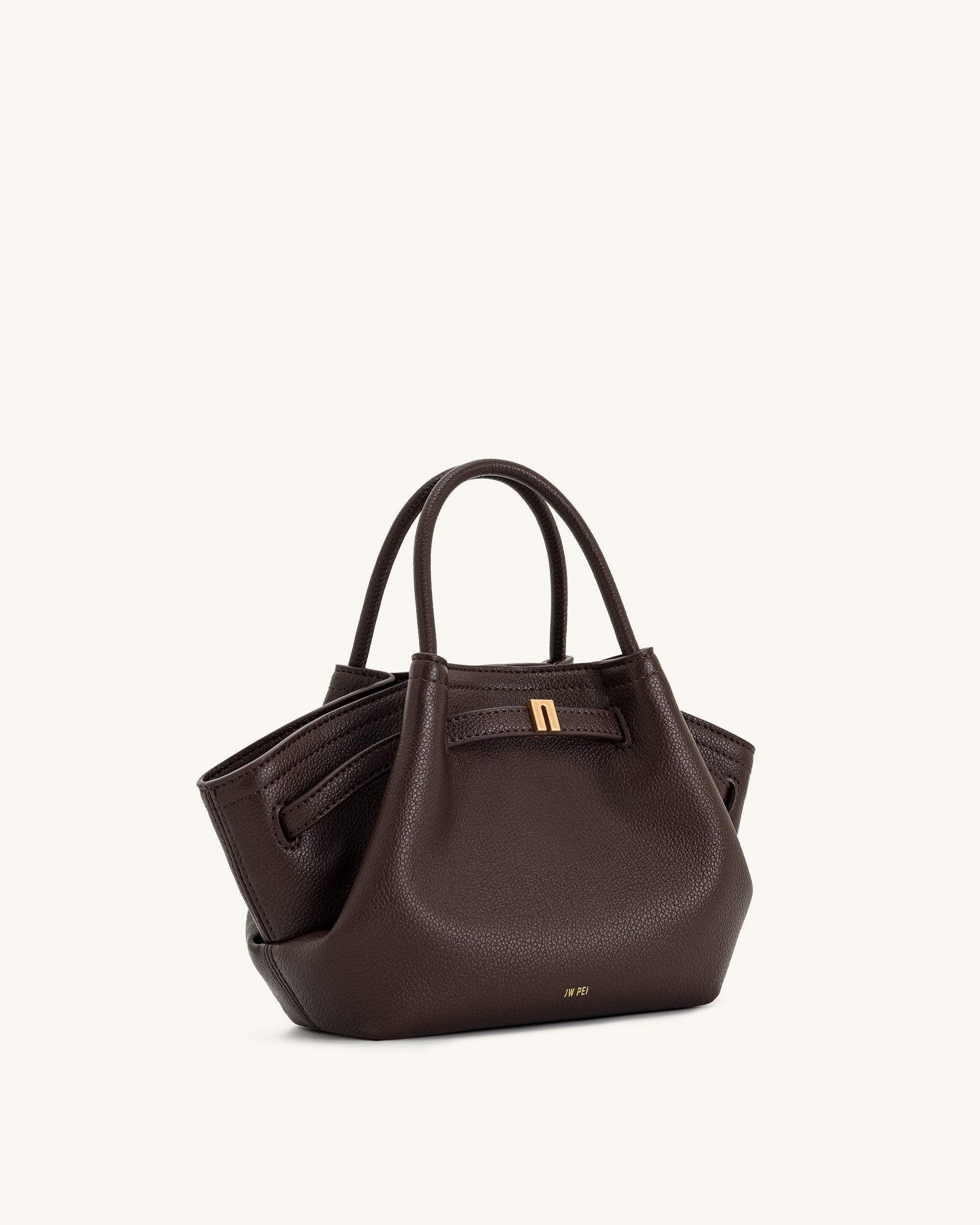 Jw Pei Hana Mini Tote Bag Dark Brown