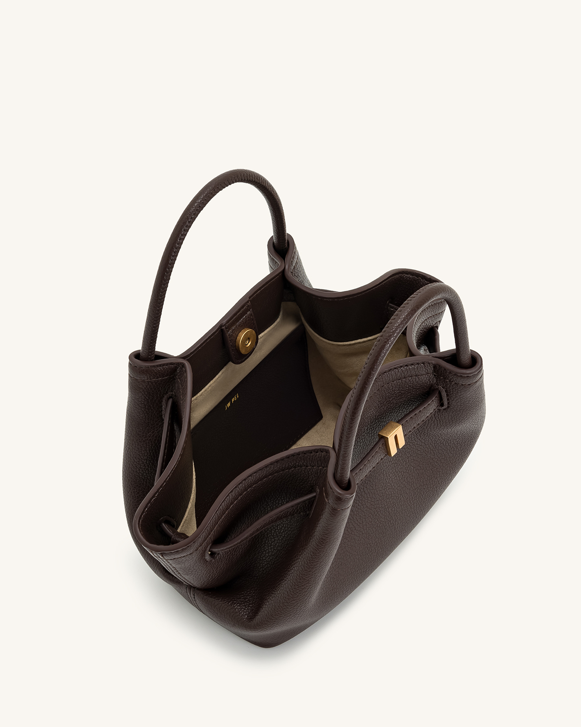 Jw Pei Hana Mini Tote Bag Dark Brown