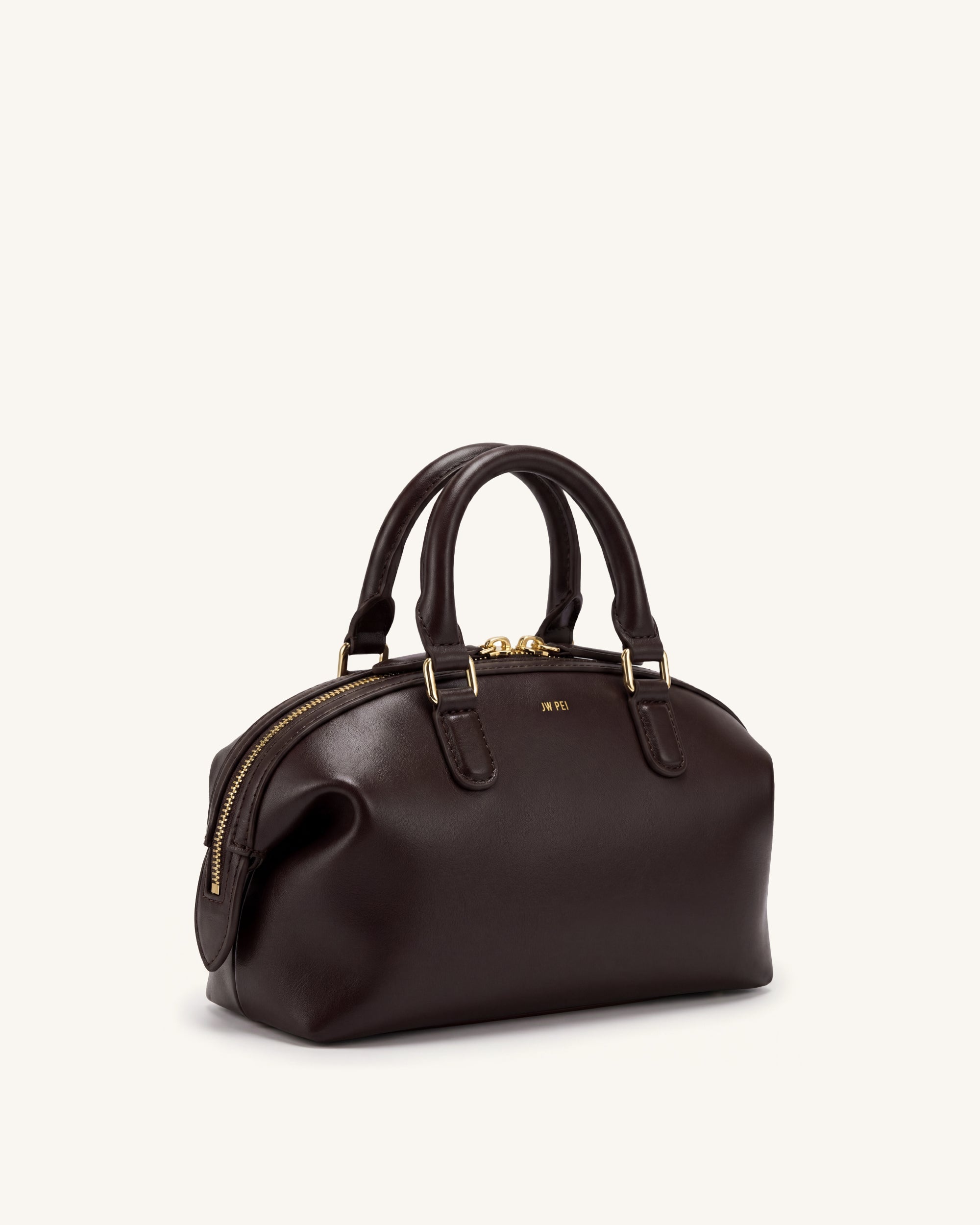 Jw Pei Arlo Top Handle Bag Dark Brown