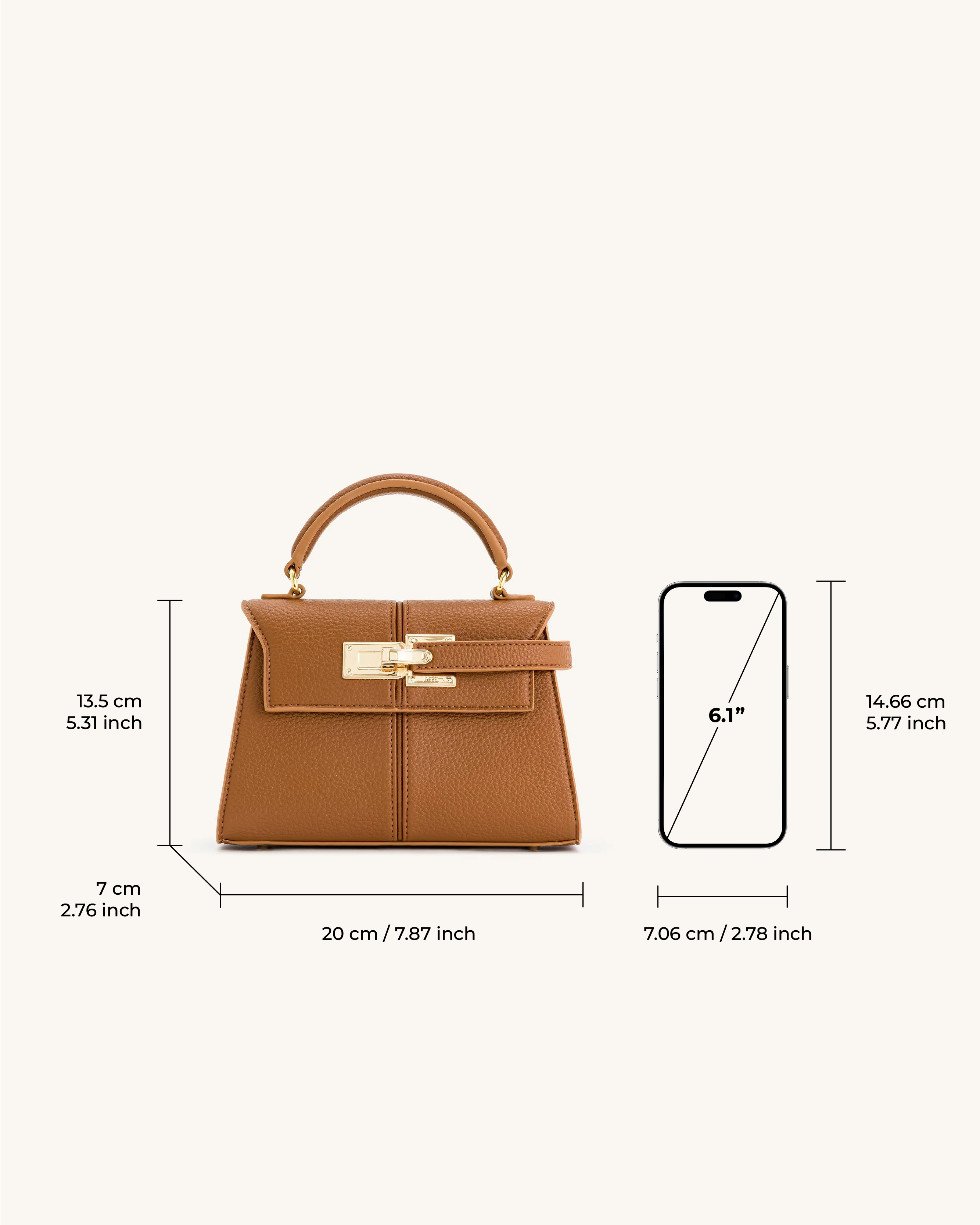 Jw Pei Elise Top Handle Bag Brown