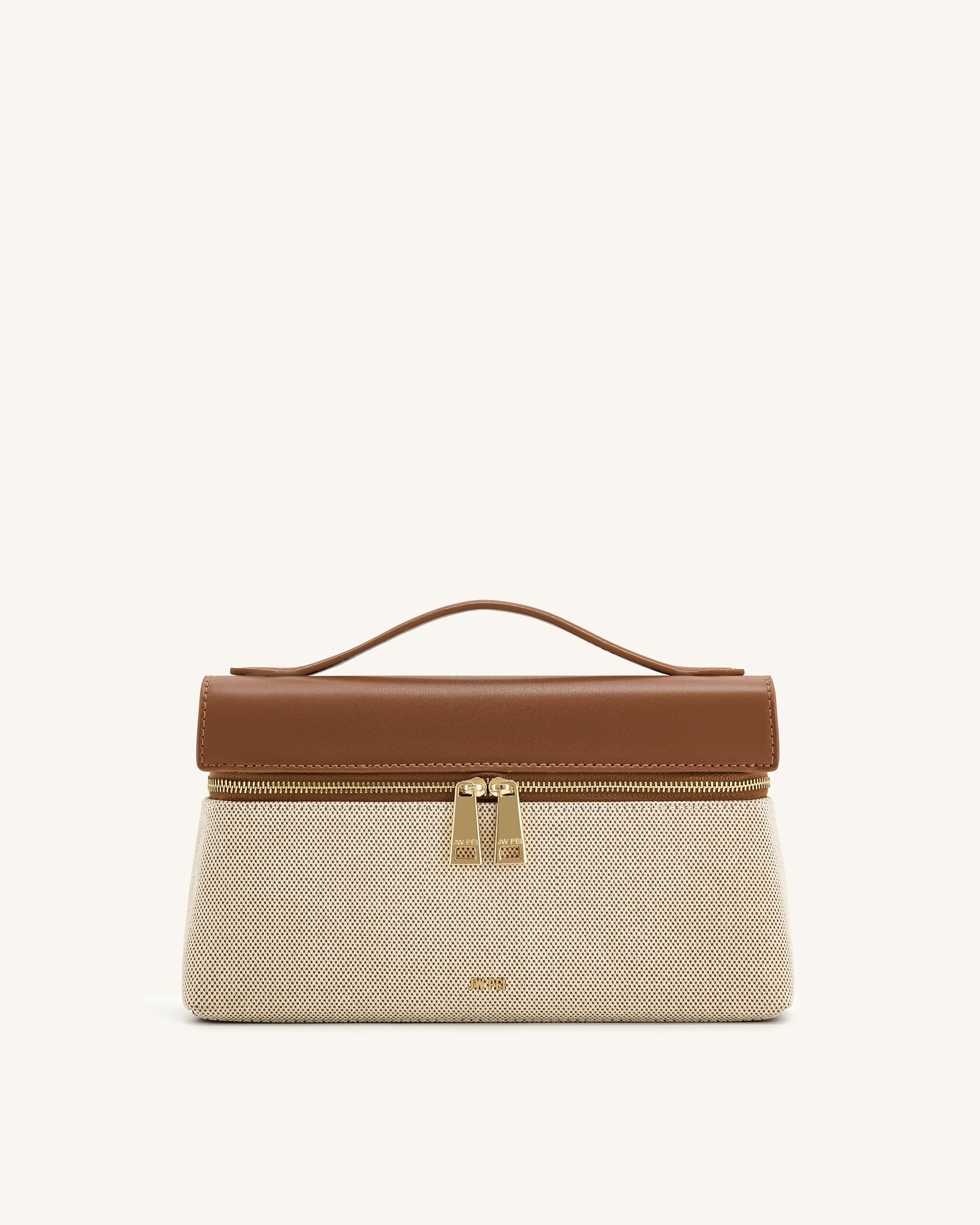 Jw Pei Thea Top Handle Bag Brown Canvas