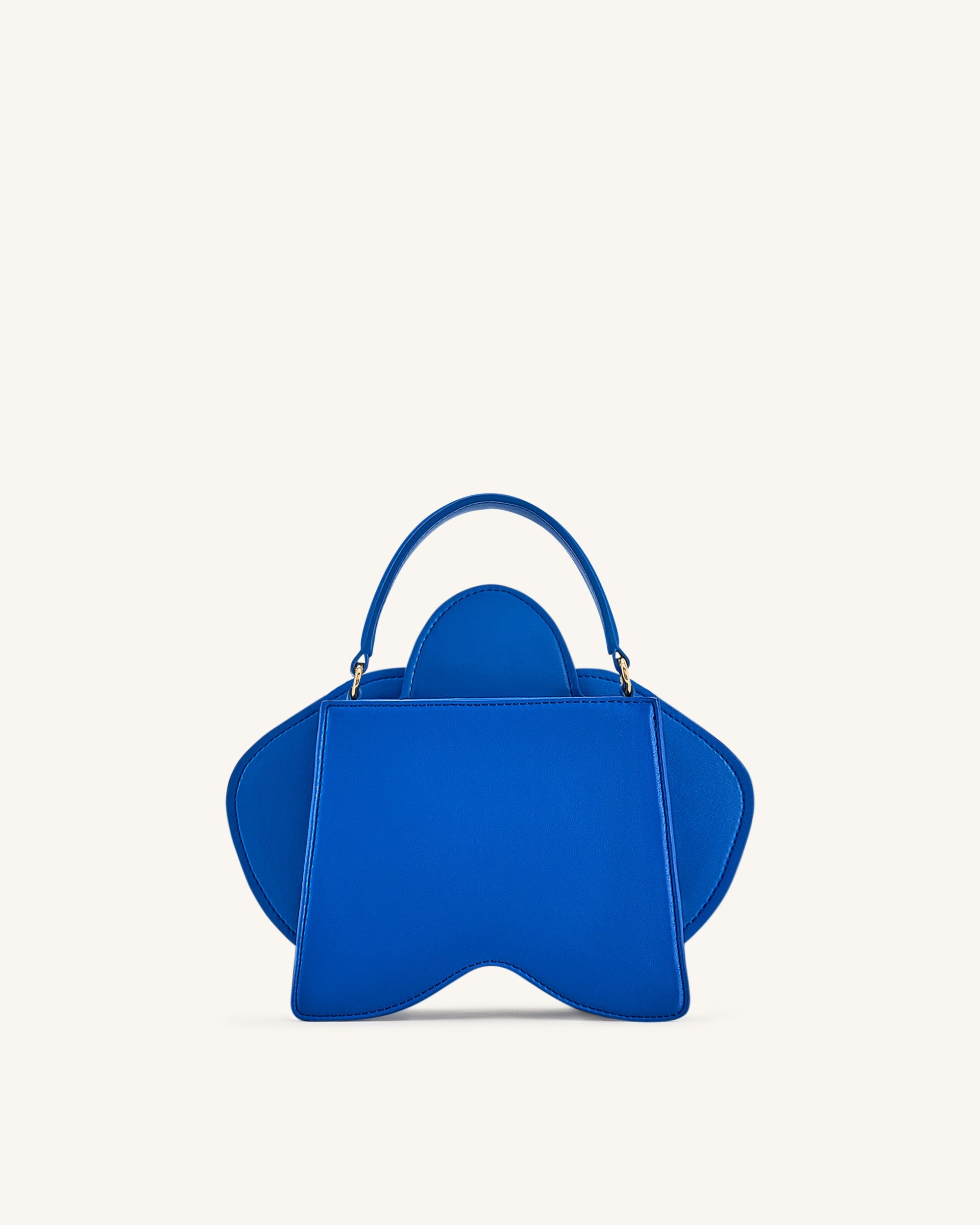 Jw Pei Flora Orchid Shaped Top Handle Bag Blue