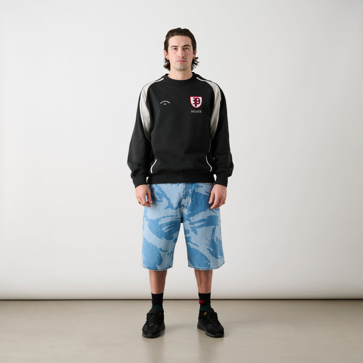 Palace Skateboards Scrum CREW Black