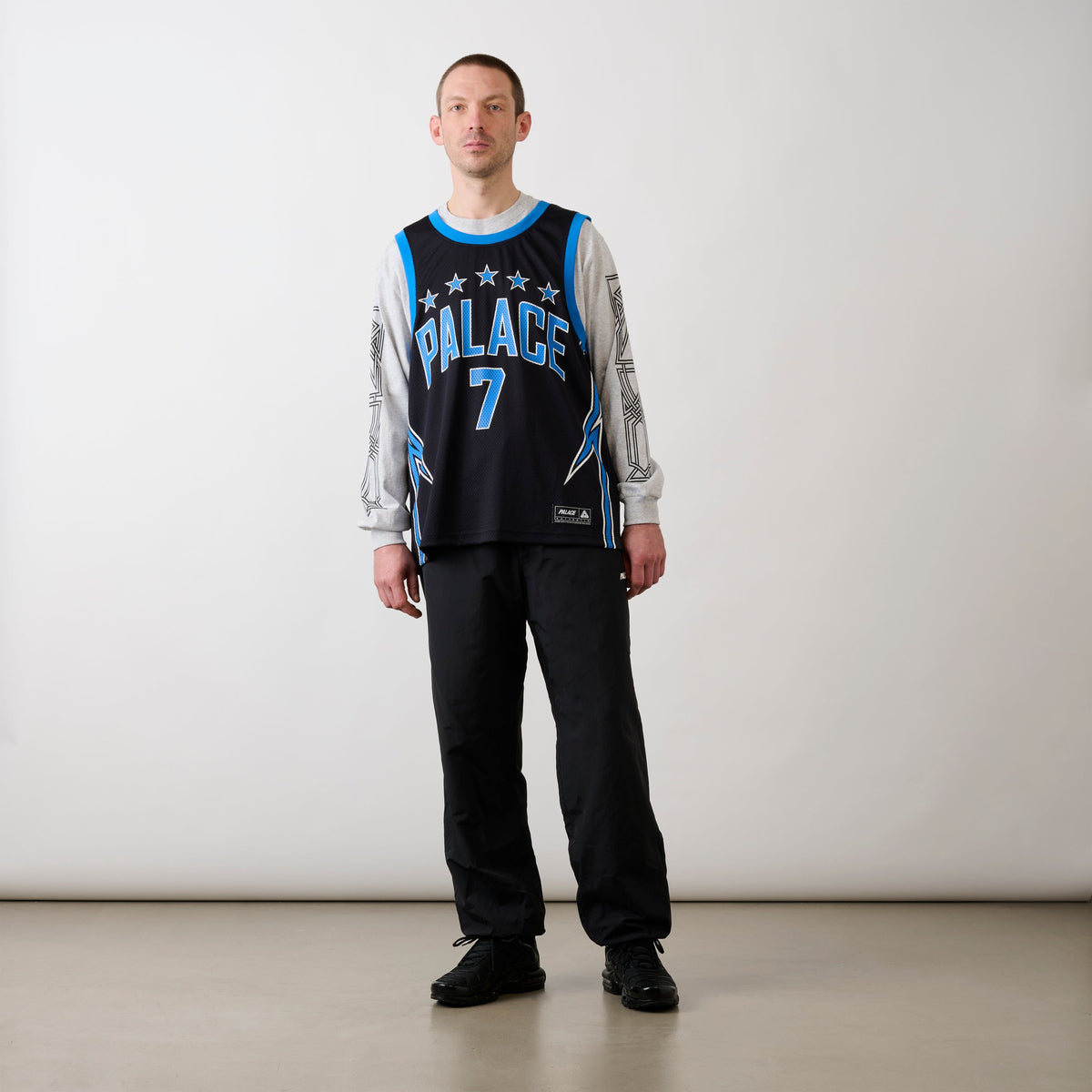 Palace Skateboards Lightning Basketball VEST Black