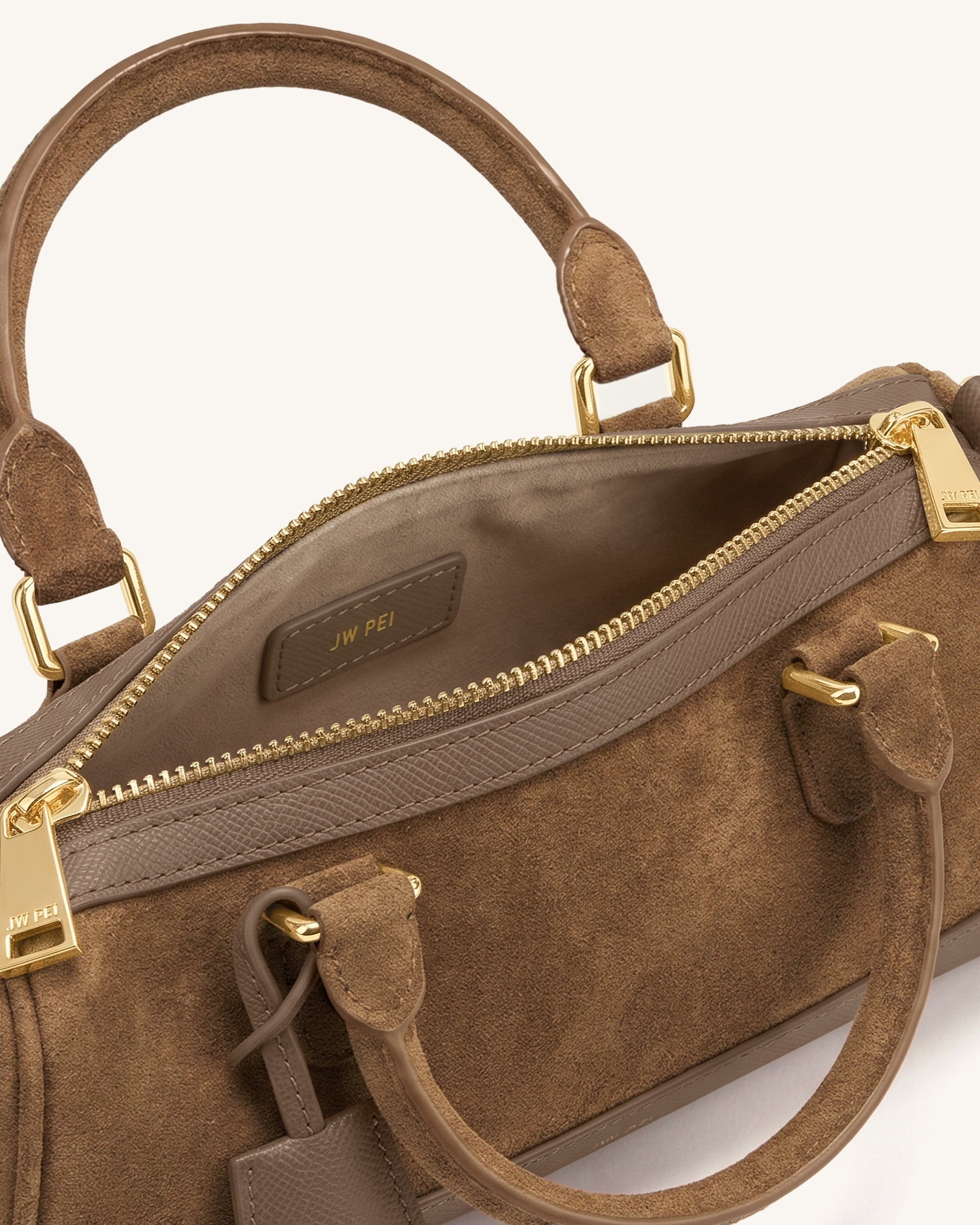 Jw Pei Josie Barrel Shoulder Bag Brown