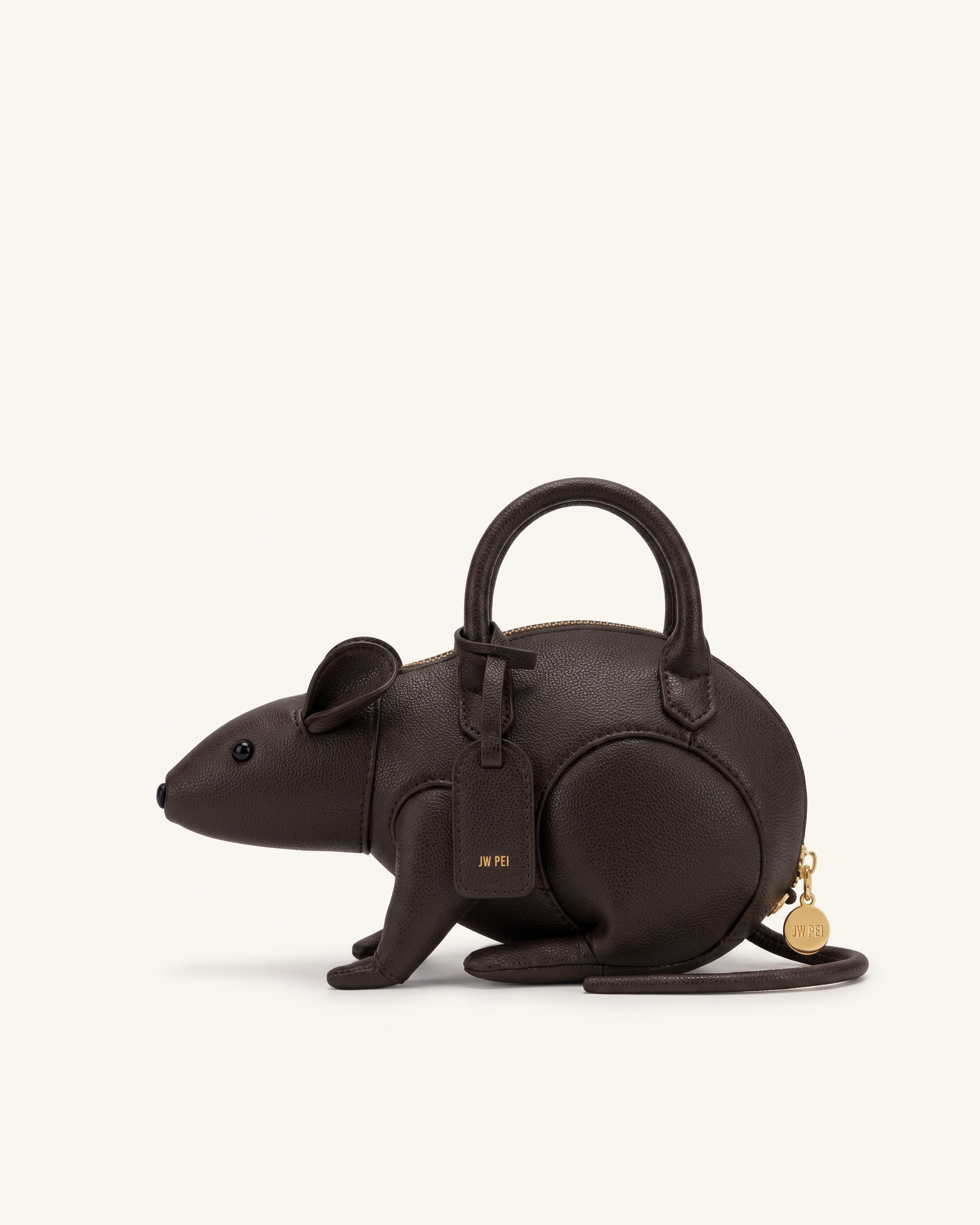 Jw Pei Mia Mouse Top Handle Bag Dark Brown