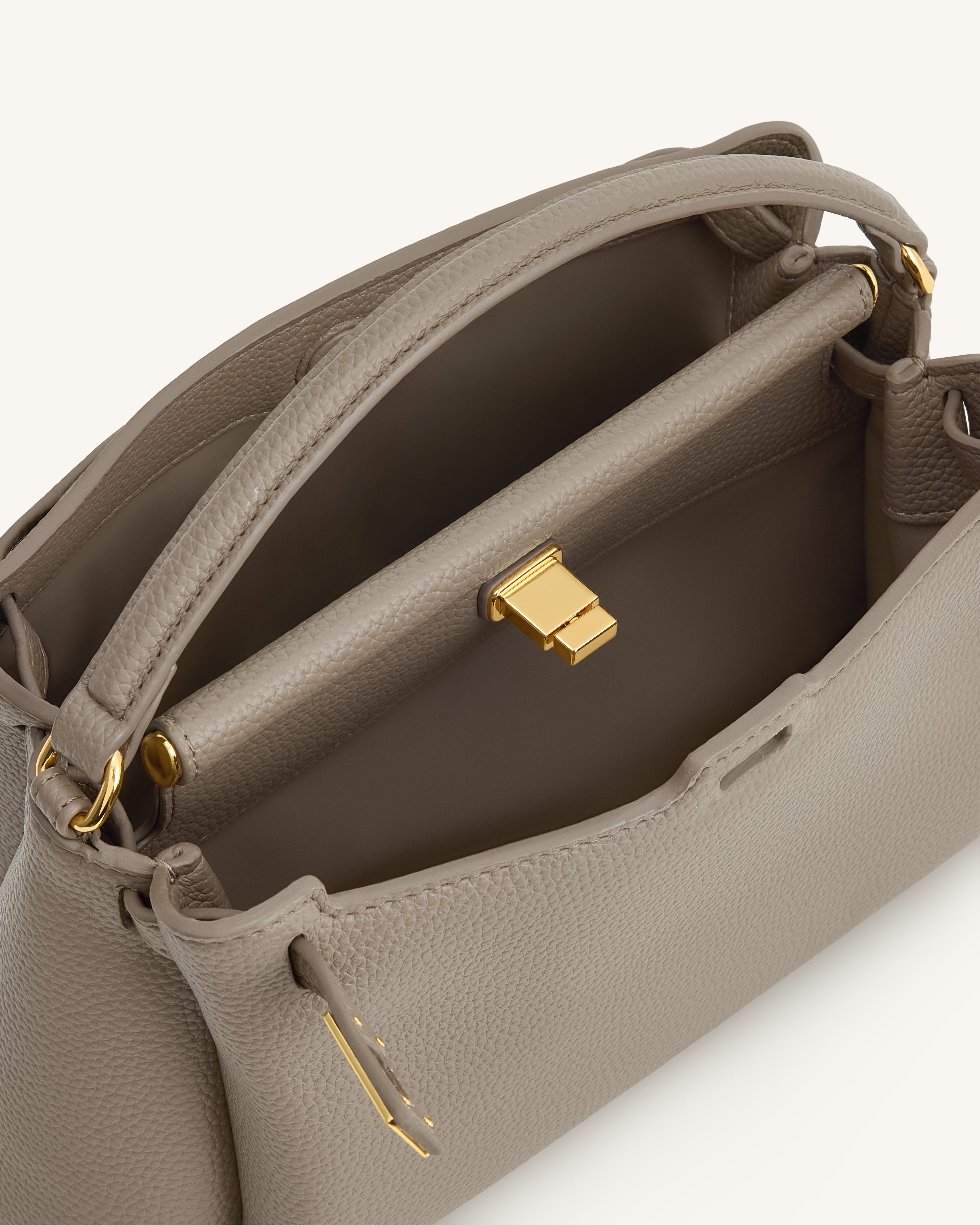 Jw Pei Carmen Top Handle Bag Taupe