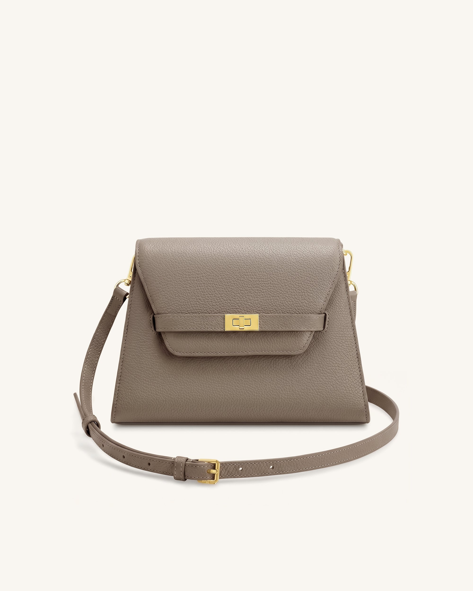 Jw Pei Piper Pebbled Crossbody Bag Taupe